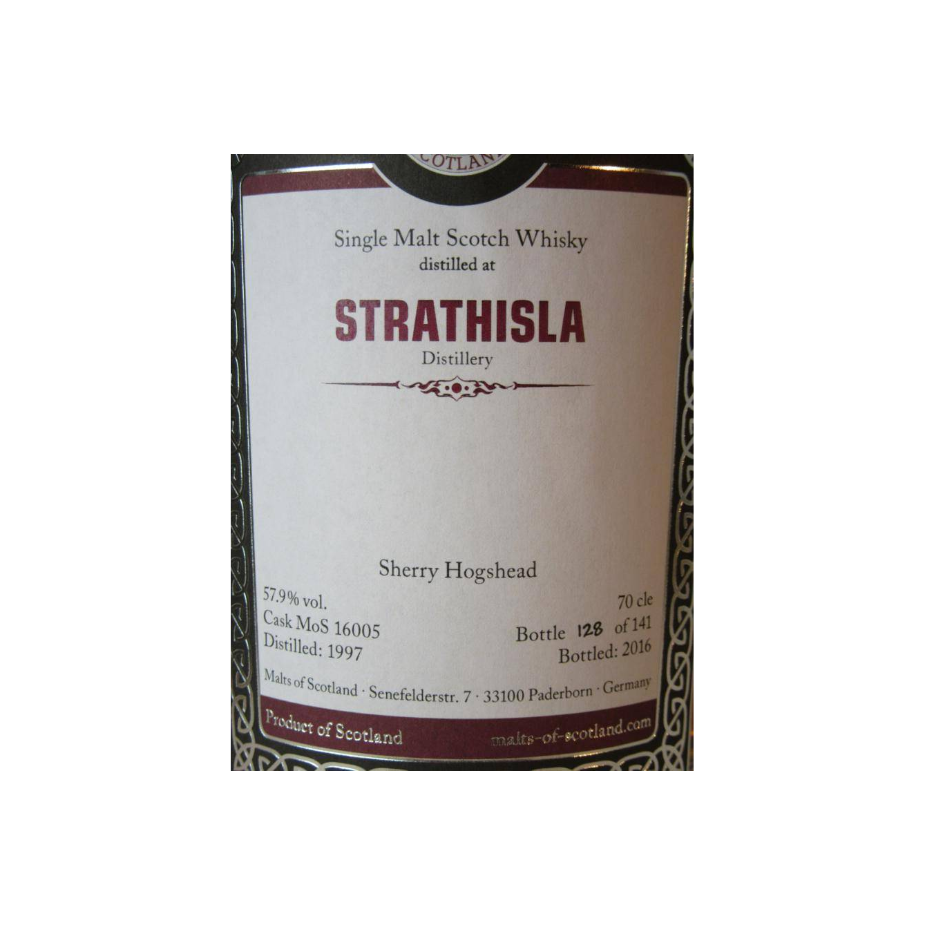 Strathisla 1997 19 Years Single Malt Whisky 3