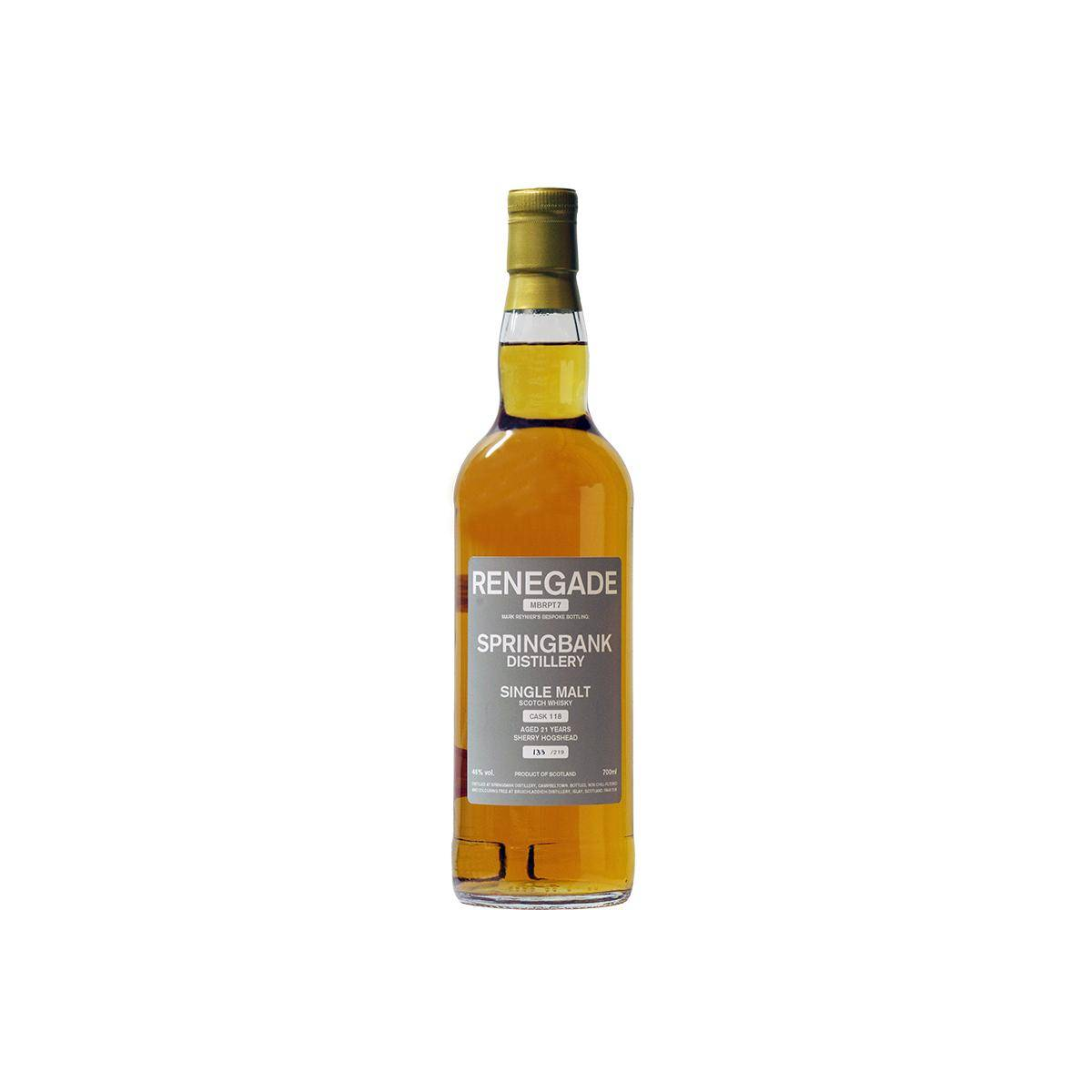 Springbank 21 Years Single Malt Whisky