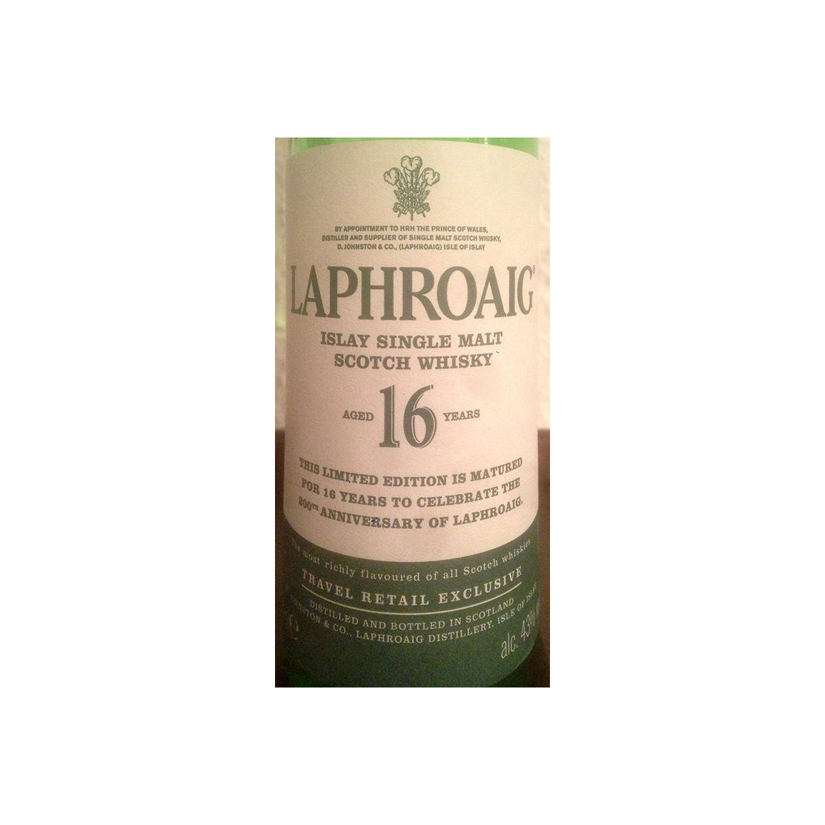 Laphroaig Limited Edition 16 Years Single Malt Whisky 2