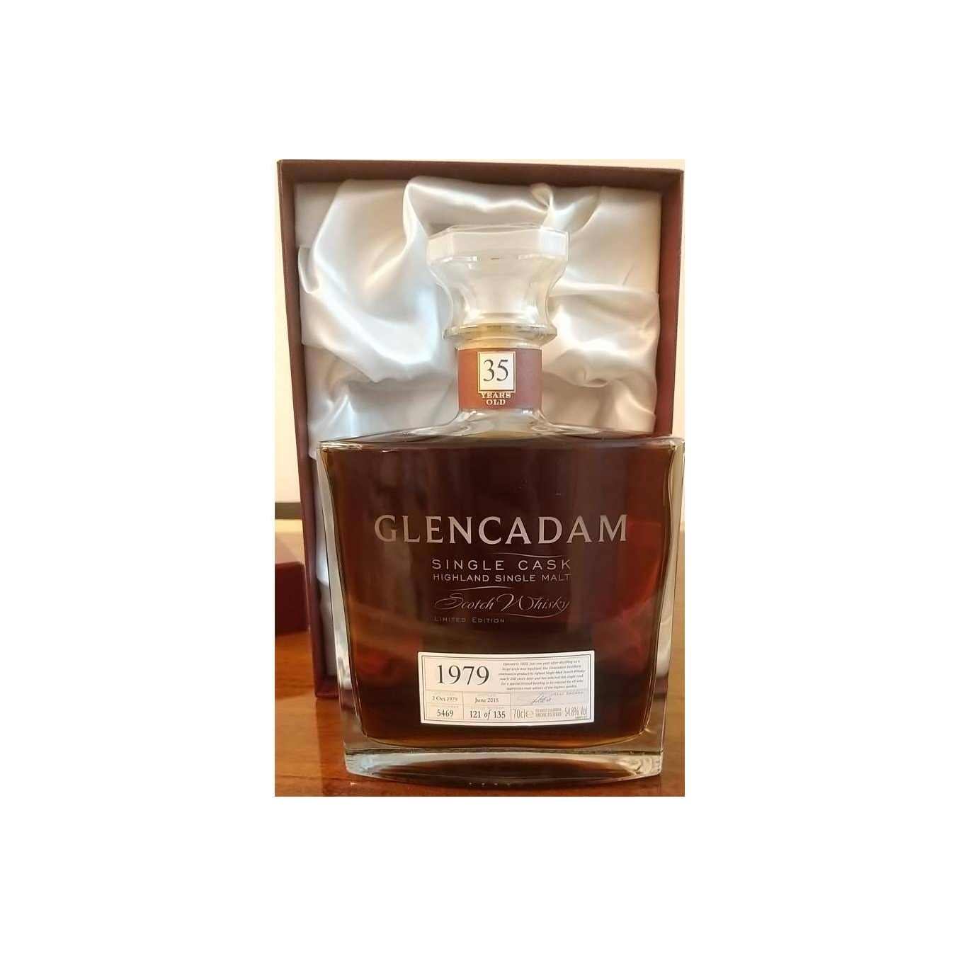Glencadam Single Cask 1979 35 Years Single Malt Whisky