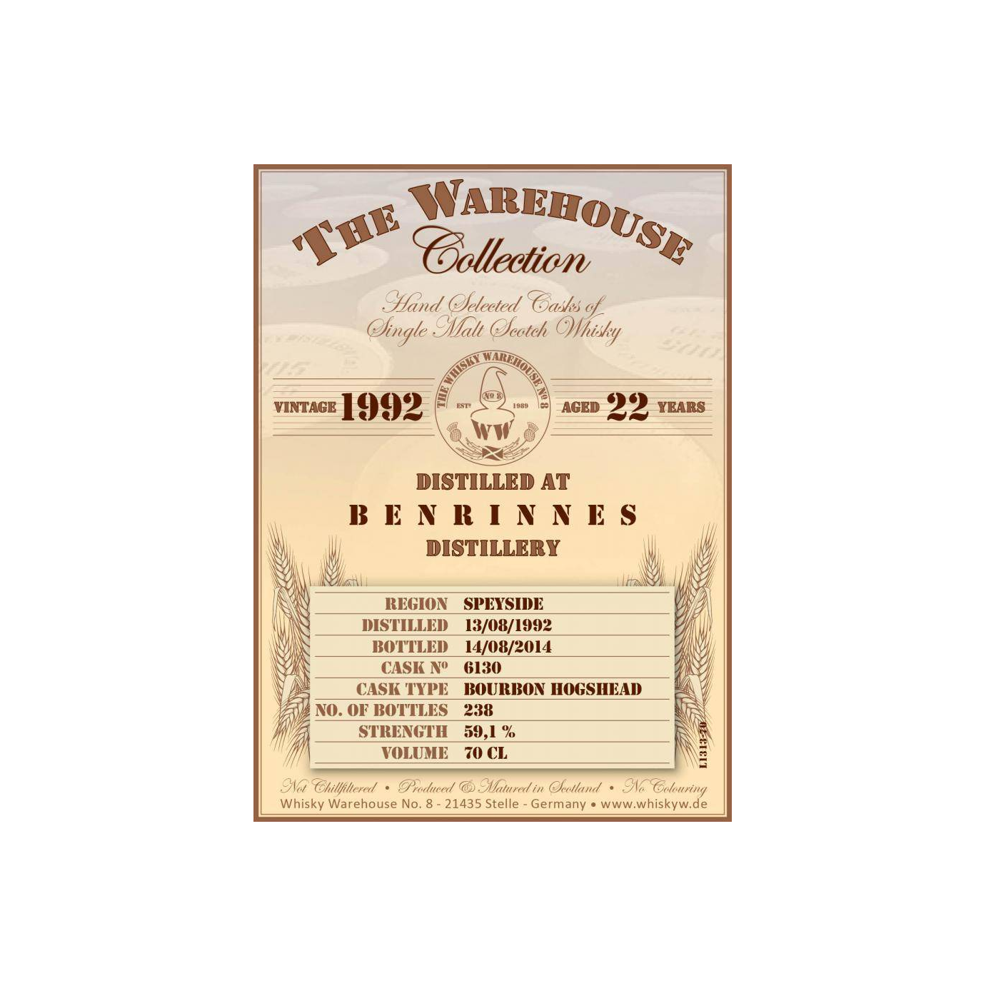 Benrinnes 1992 22 Years Single Malt Whisky 3