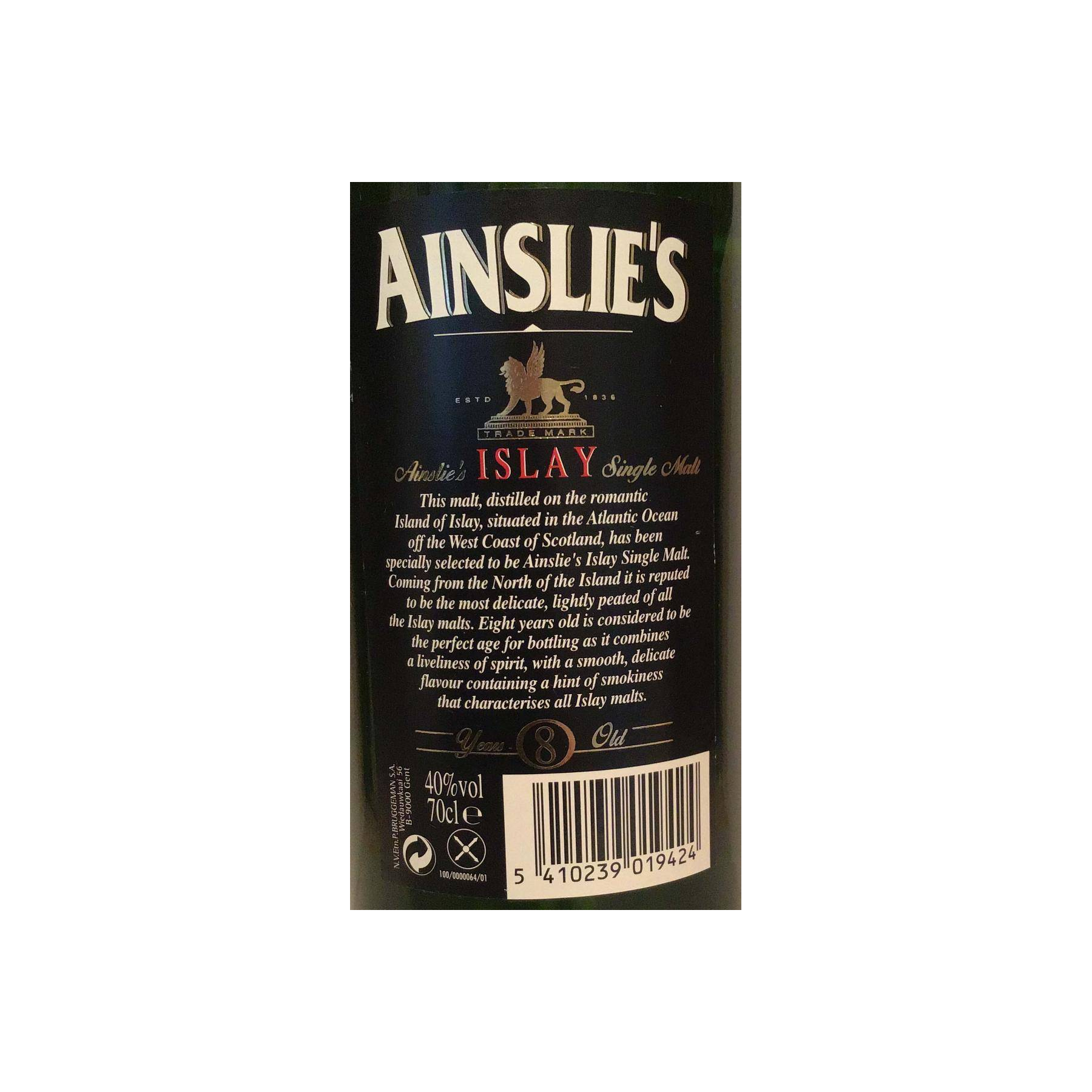 Ainslie's 08-year-old A&H 3