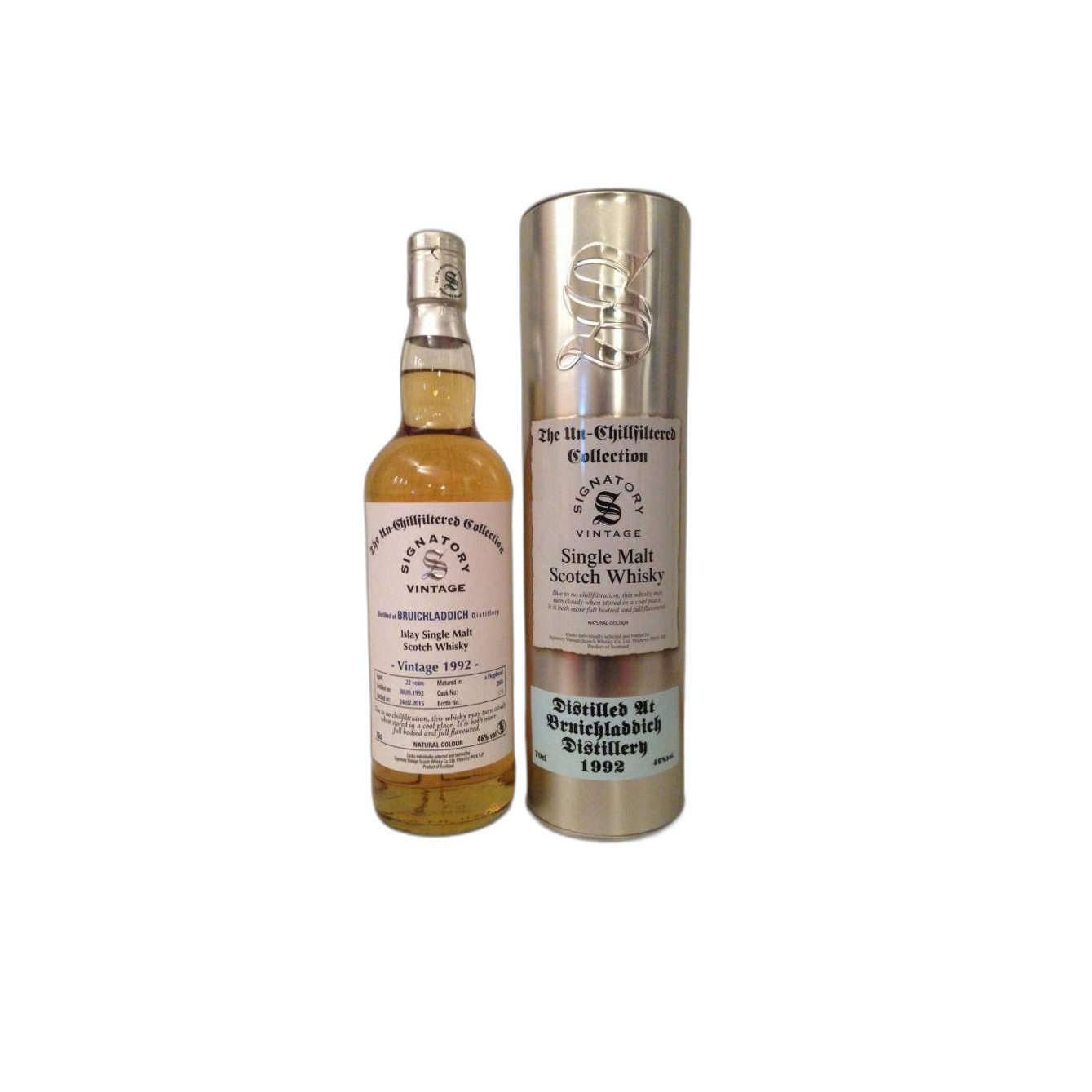 Bruichladdich The Un-Chillfiltered Collection 1992 22 Years Single Malt Whisky 2