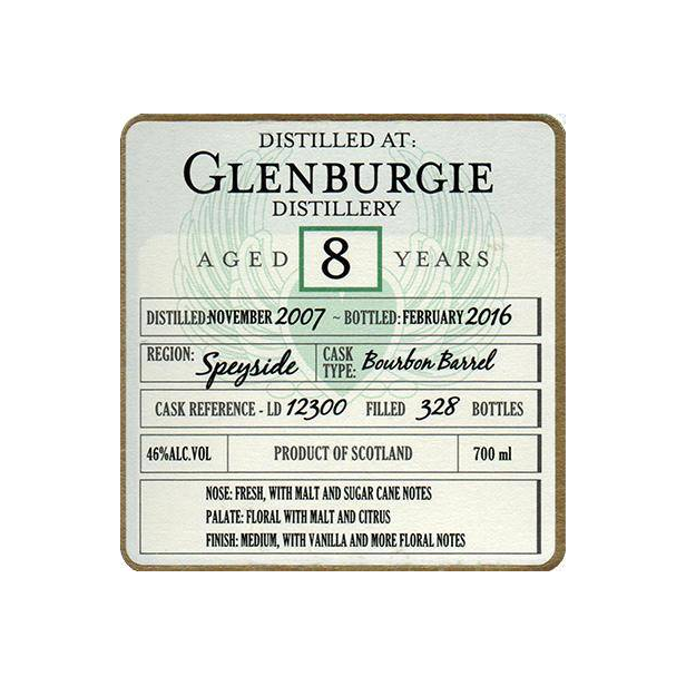 Glenburgie 2007 8 Years Single Malt Whisky 2