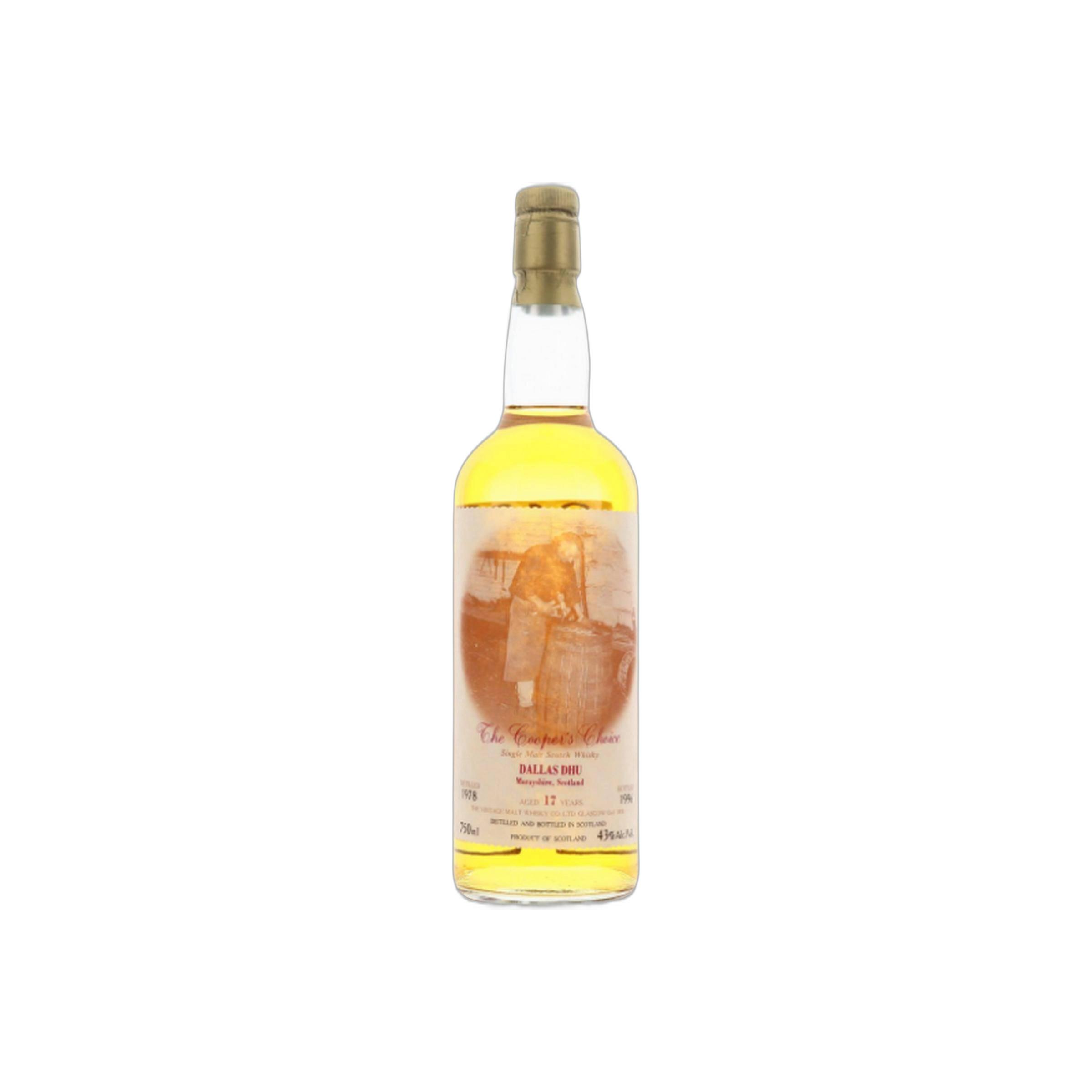 Dallas Dhu The Cooper's Choice 1978 17 Years Single Malt Whisky