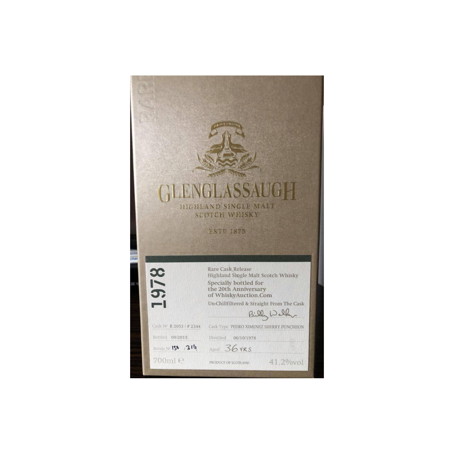 Glenglassaugh 1978 36 Years Single Malt Whisky 2