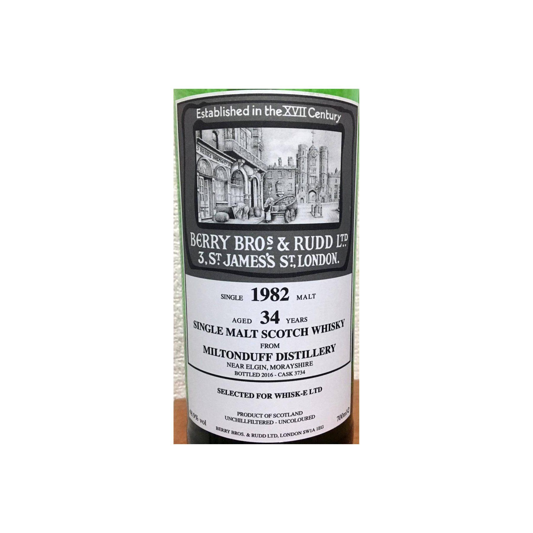 Miltonduff 1982 34 Years Single Malt Whisky