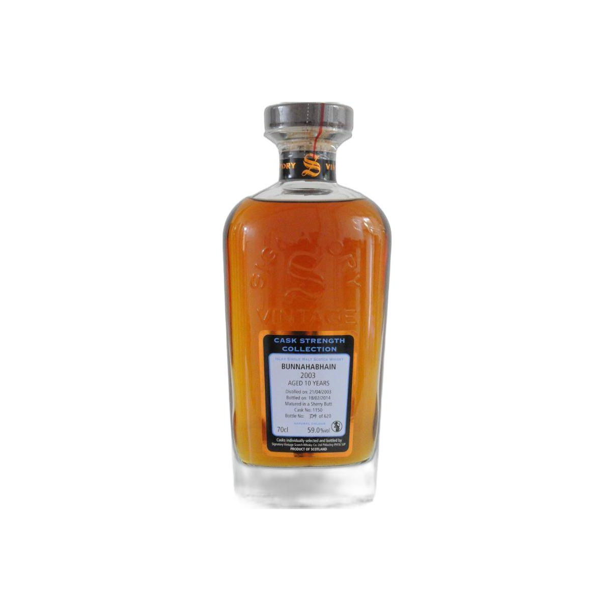 Bunnahabhain Cask Strength Collection 2003 10 Years Single Malt Whisky