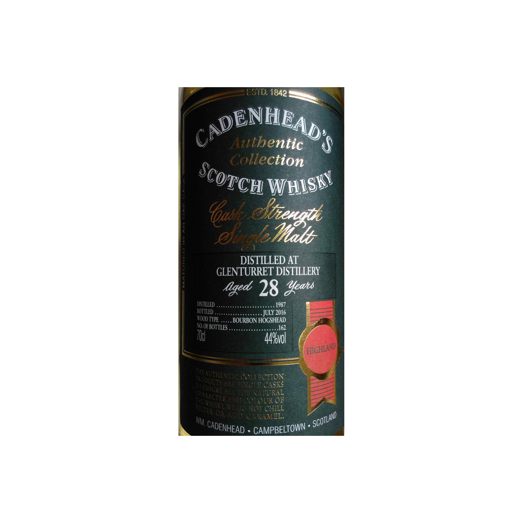 The Glenturret Authentic Collection 1987 28 Years Single Malt Whisky 2