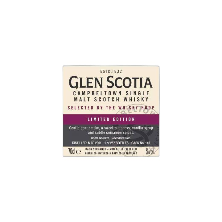 Glen Scotia Limited Edition 2001 14 Years Single Malt Whisky 2
