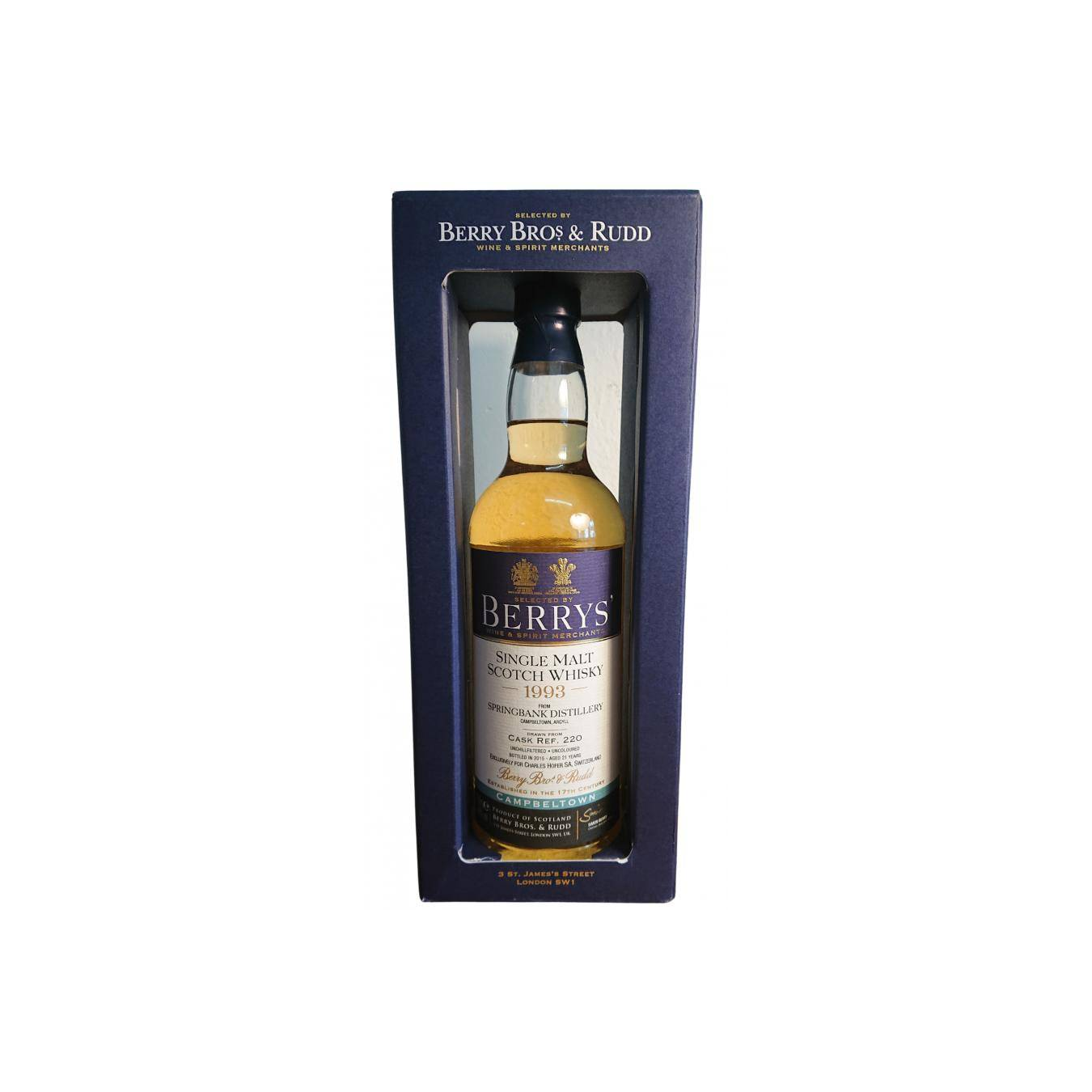Springbank 1993 21 Years Single Malt Whisky 3