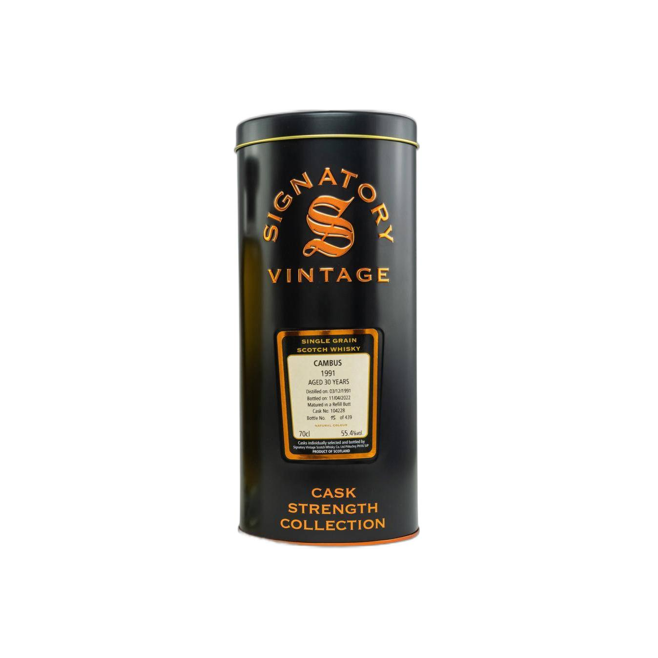 Cambus Cask Strength Collection 1991 30 Years Single Grain Whisky 2