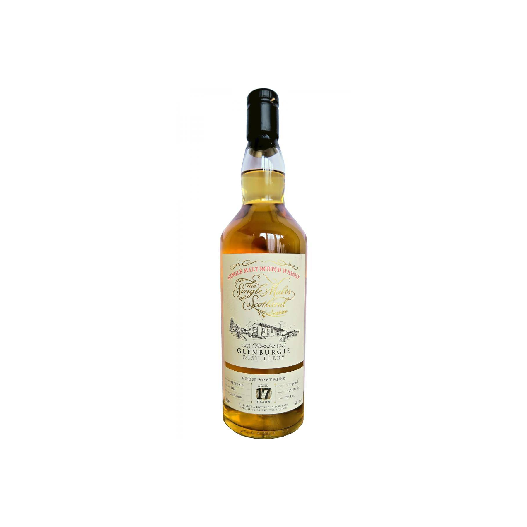 Glenburgie The Single Malts of Scotland 1998 17 Years Single Malt Whisky