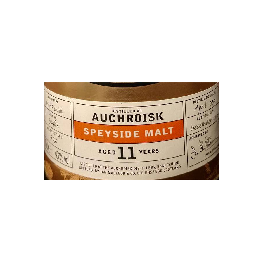 Auchroisk 1990 11 Years Single Malt Whisky 2