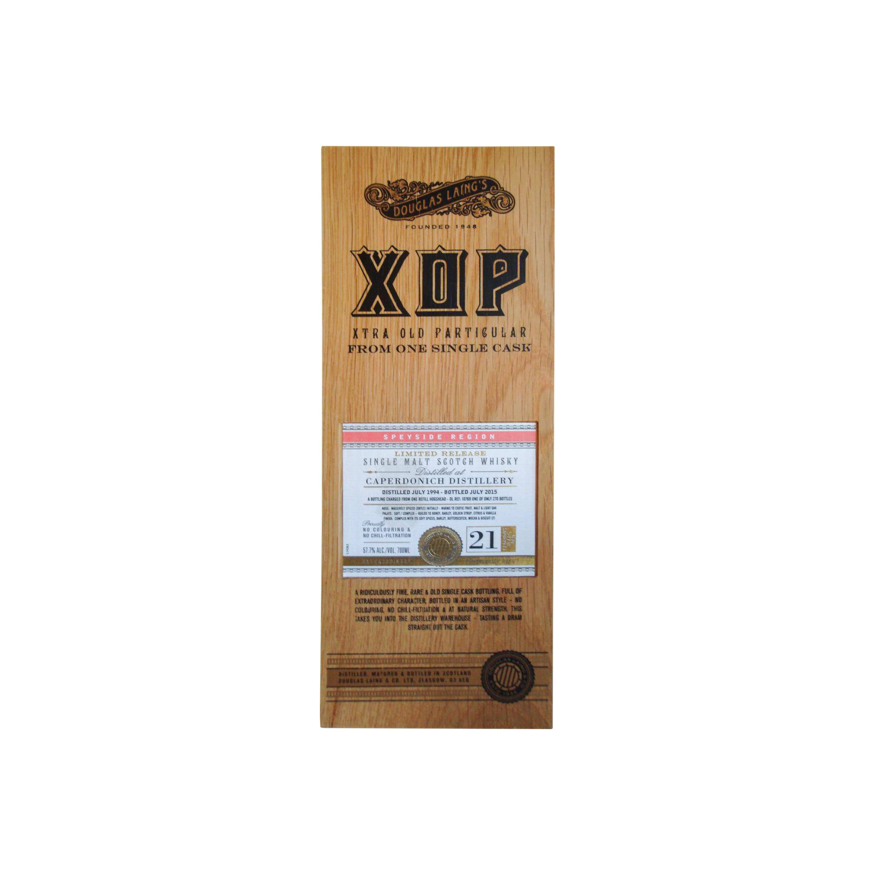 Caperdonich 1994 21 Years Single Malt Whisky 3