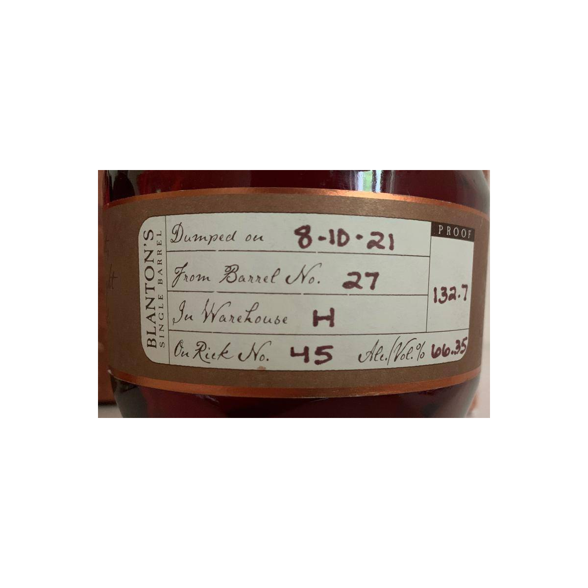 Blanton's Bourbon Whisky 2