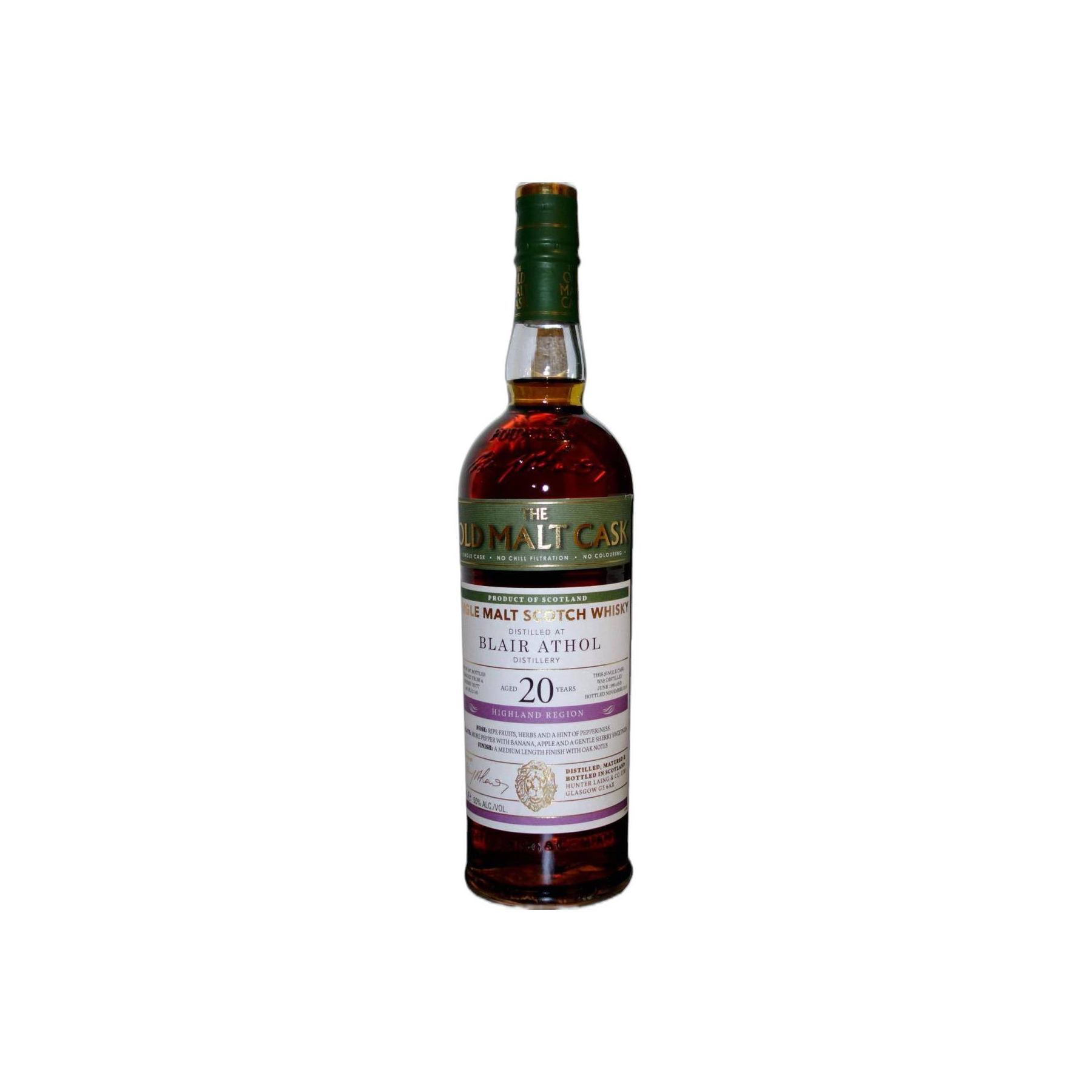 Blair Athol Old Malt Cask 1995 20 Years Single Malt Whisky 2
