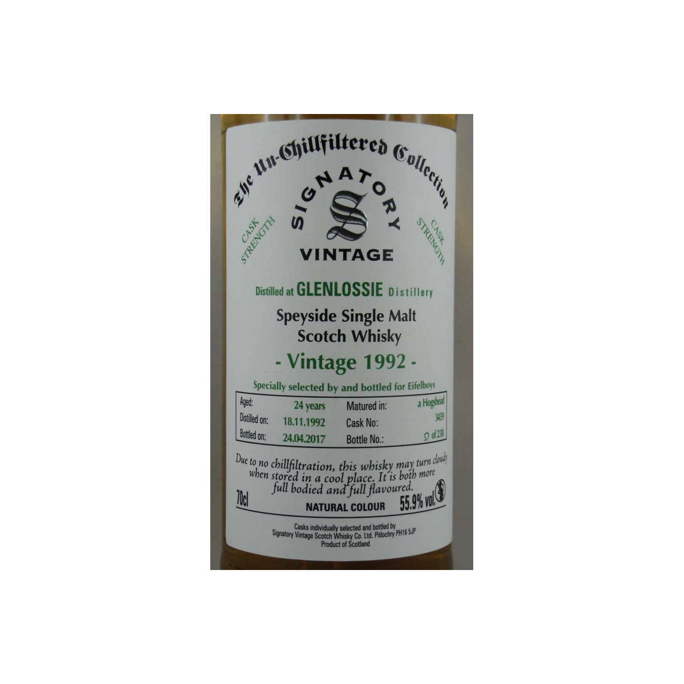 Glenlossie 1992 24 Years Single Malt Whisky 2
