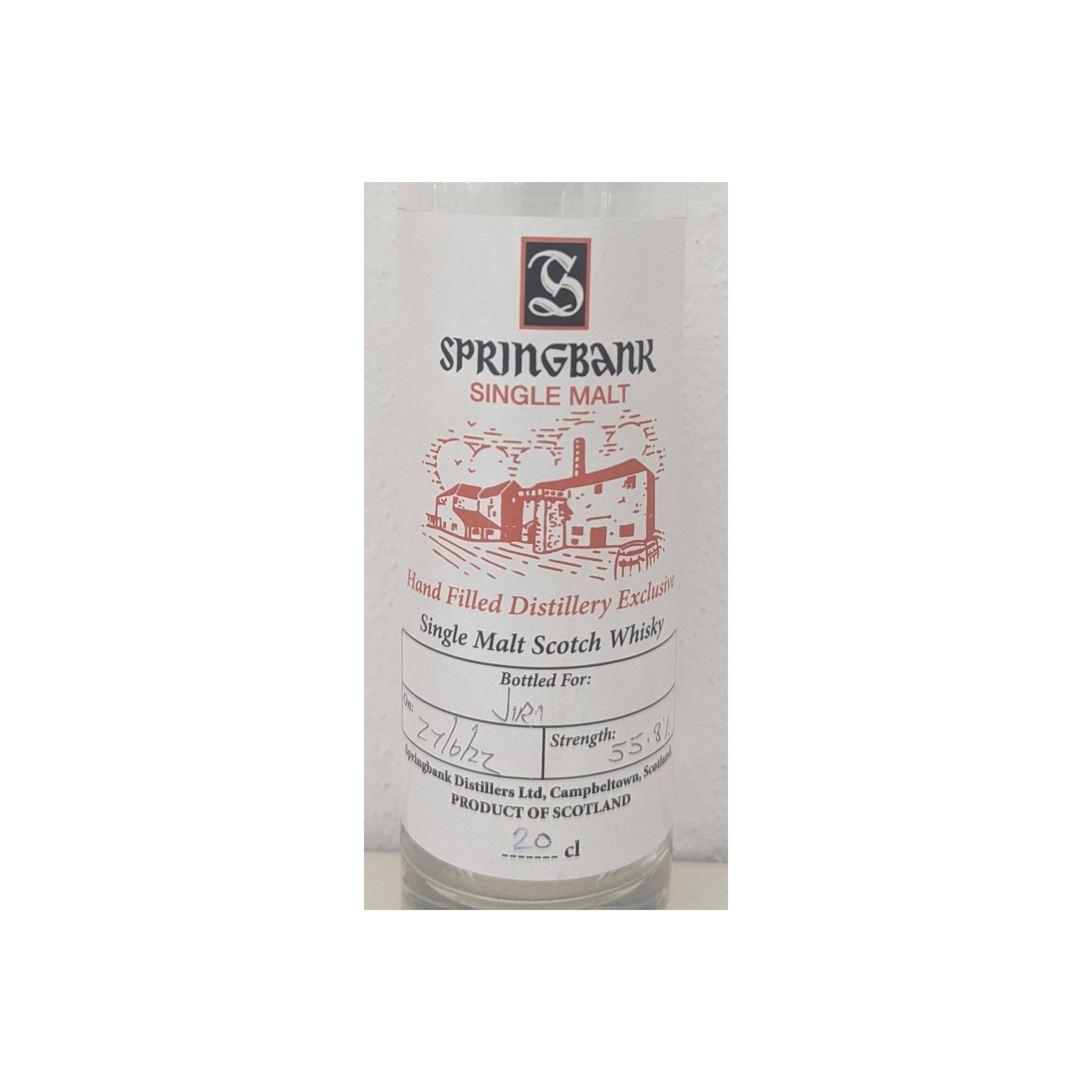 Springbank Single Malt Whisky