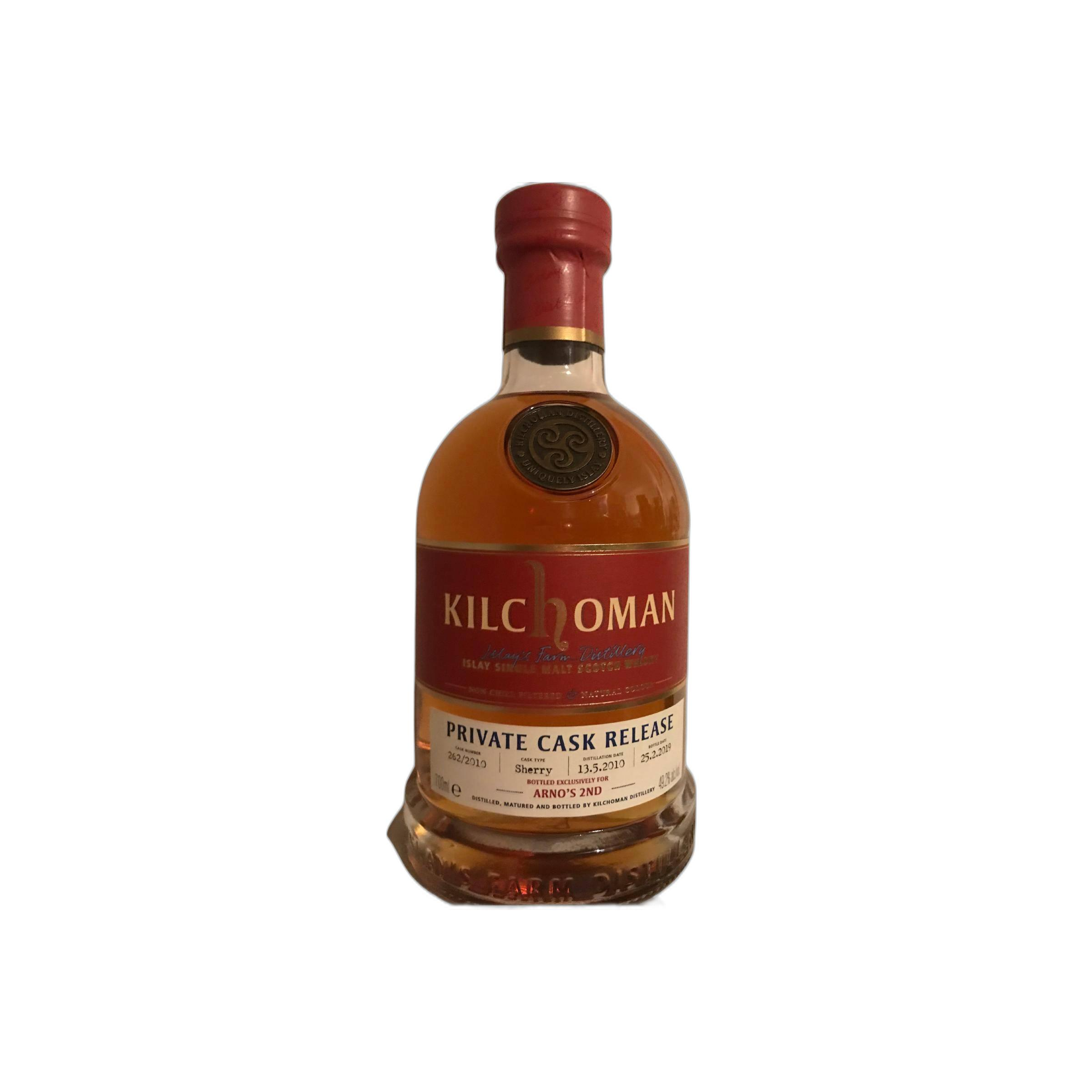 Kilchoman 2010 8 Years Single Malt Whisky