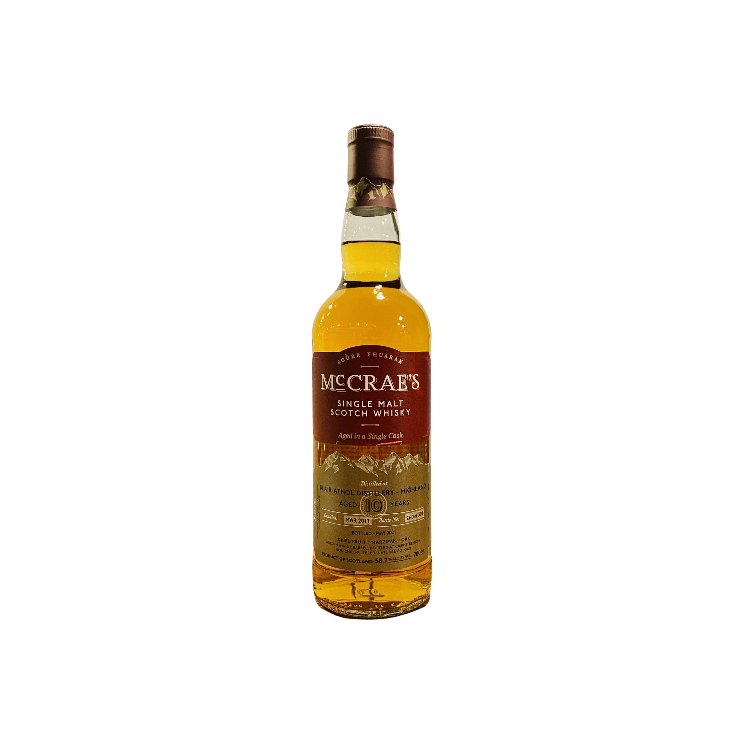 Blair Athol 2011 10 Years Single Malt Whisky