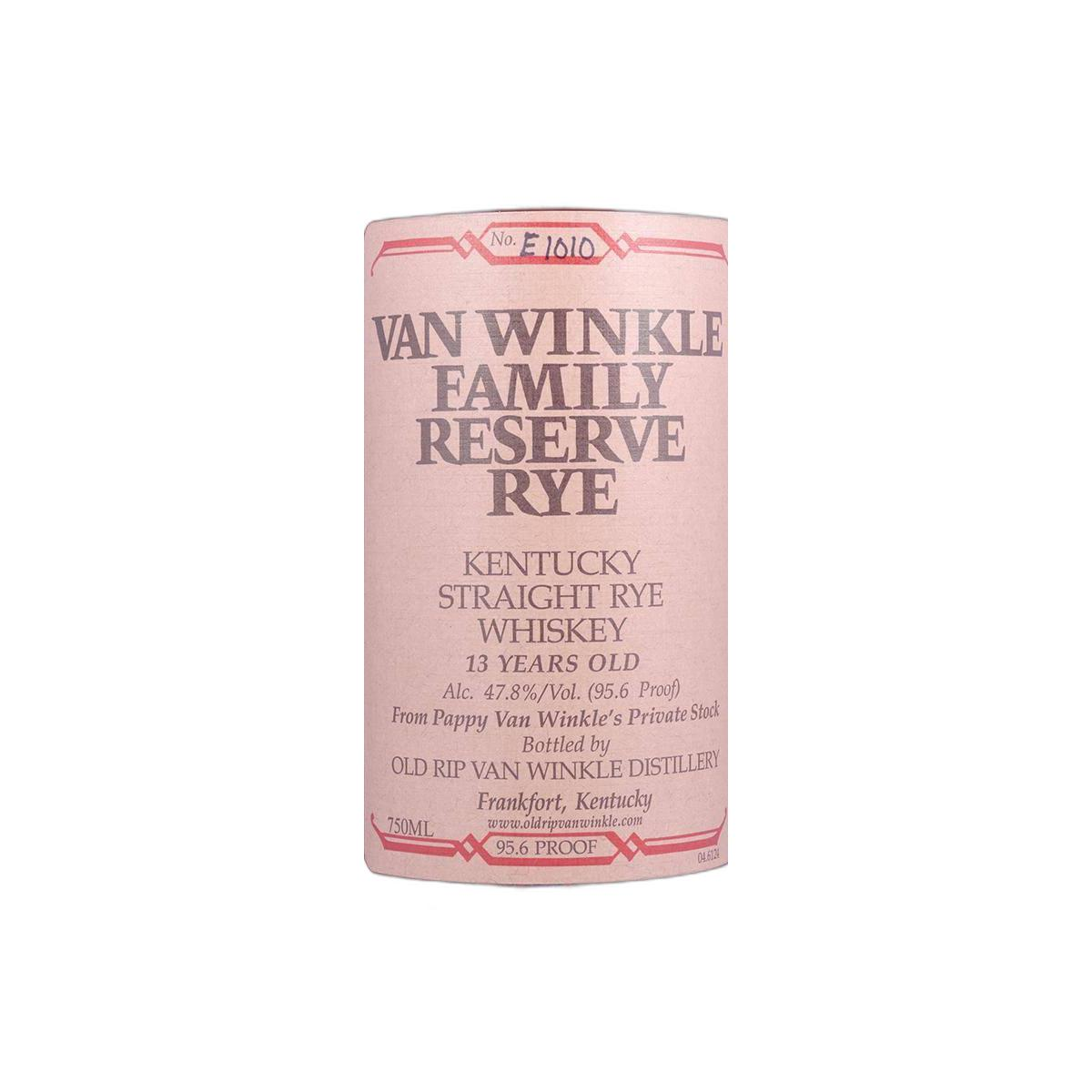 Pappy Van Winkle's 13 Years Rye Whisky 3