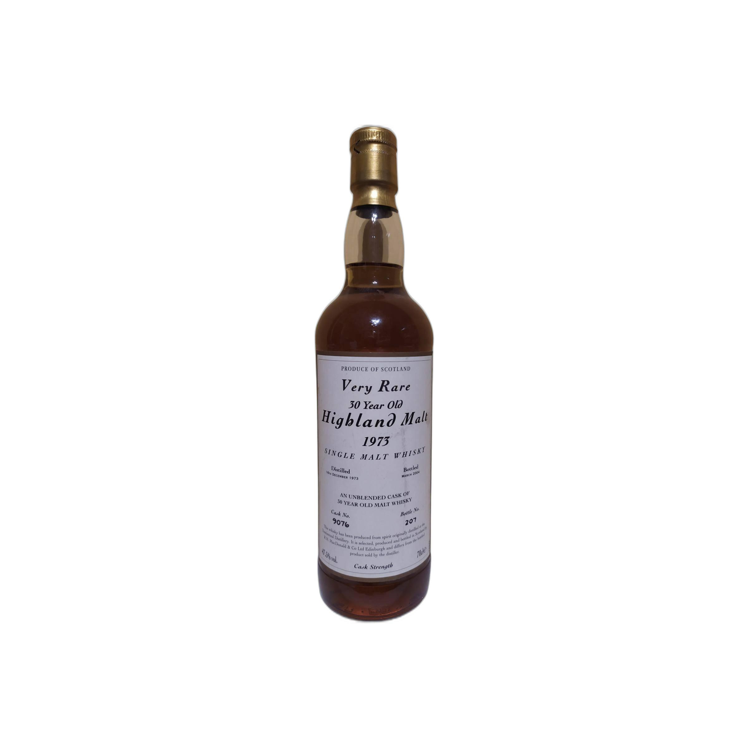 Tomintoul 1973 30 Years Single Malt Whisky