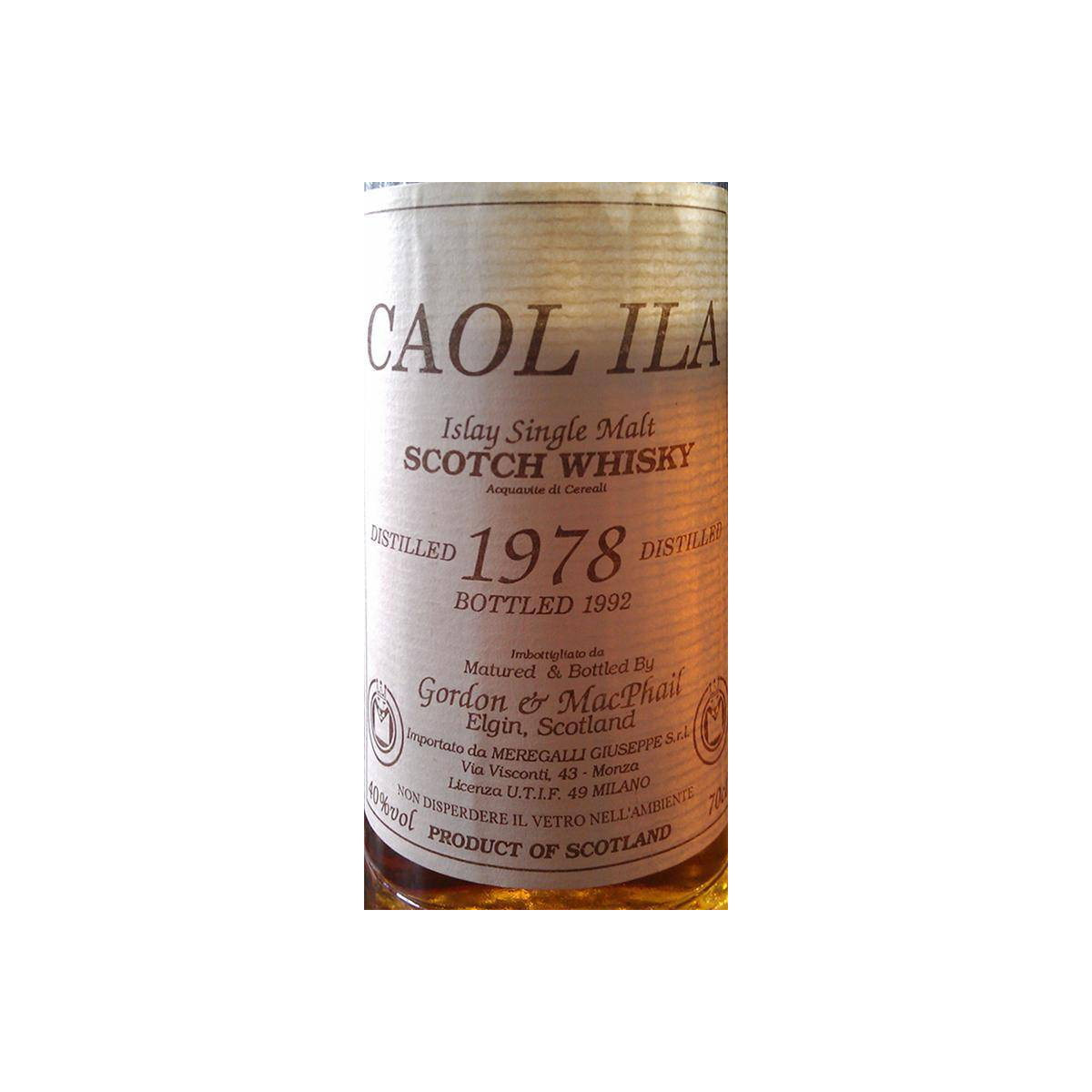 Caol Ila 1978 14 Years Single Malt Whisky 2