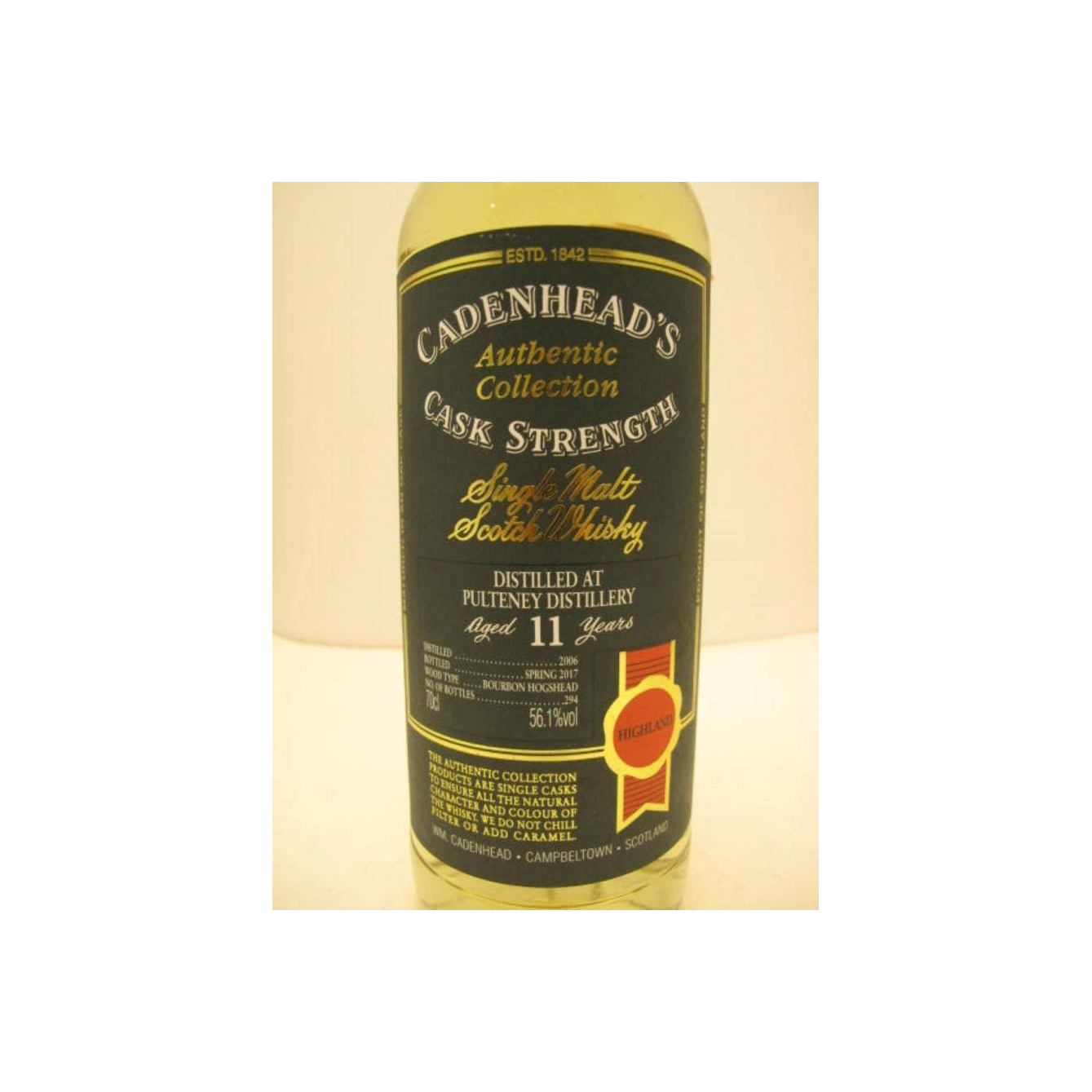 Old Pulteney Authentic Collection 2006 11 Years Single Malt Whisky 2