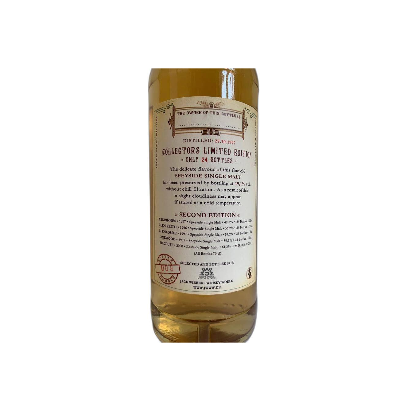 Benrinnes 1997 18 Years Single Malt Whisky 2