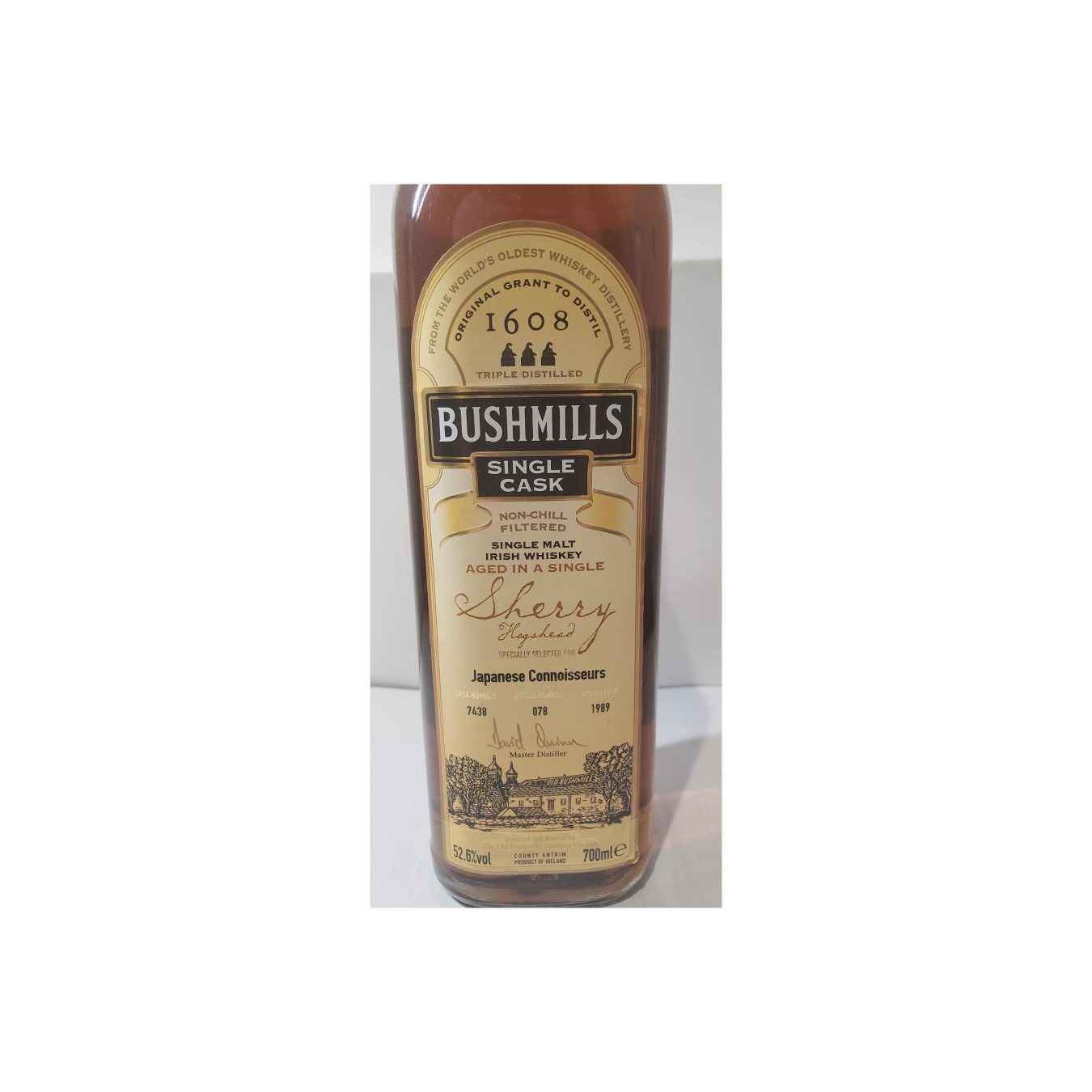 Bushmills Single Cask 1989 Single Malt Whisky 3