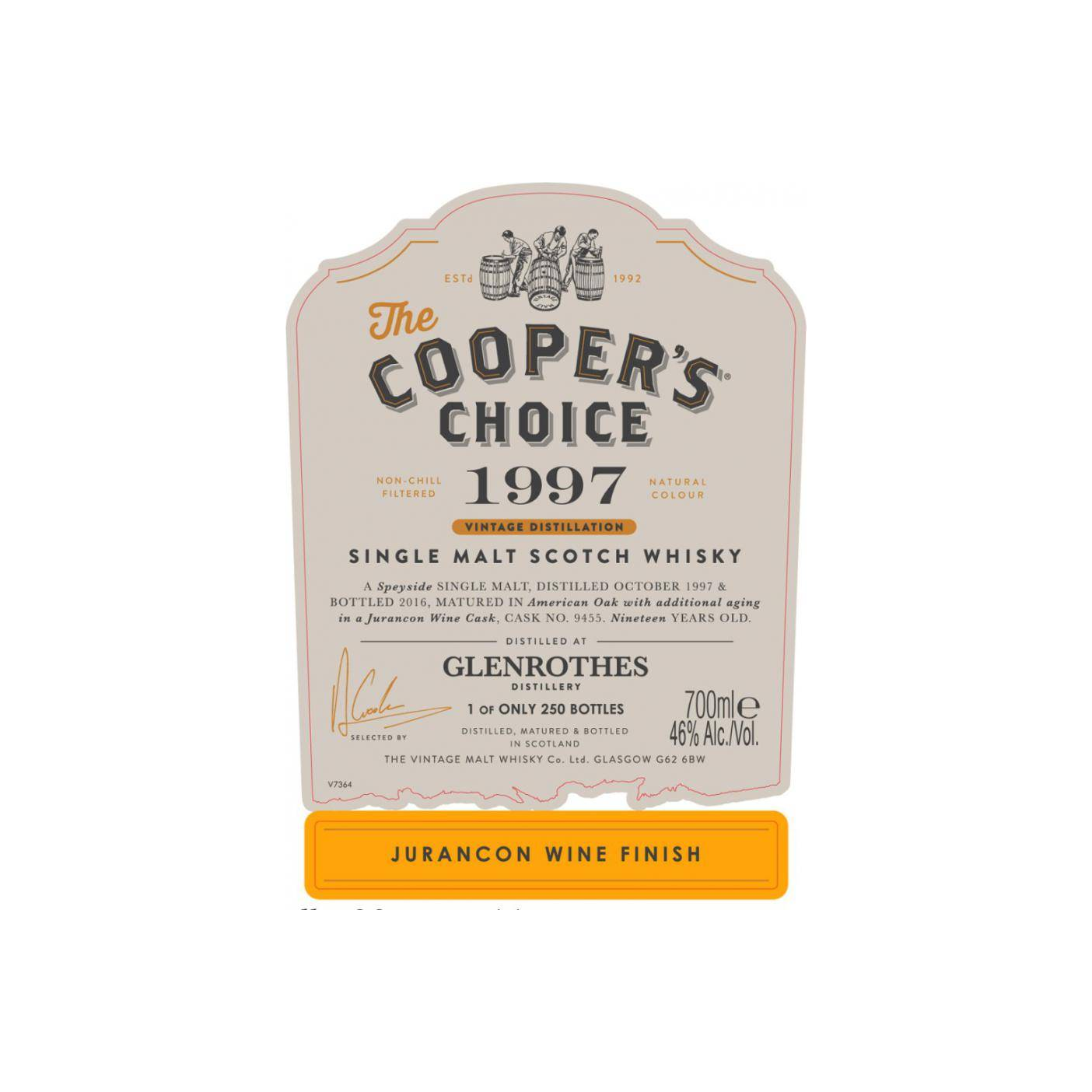 The Glenrothes The Cooper's Choice 1997 19 Years Single Malt Whisky 3