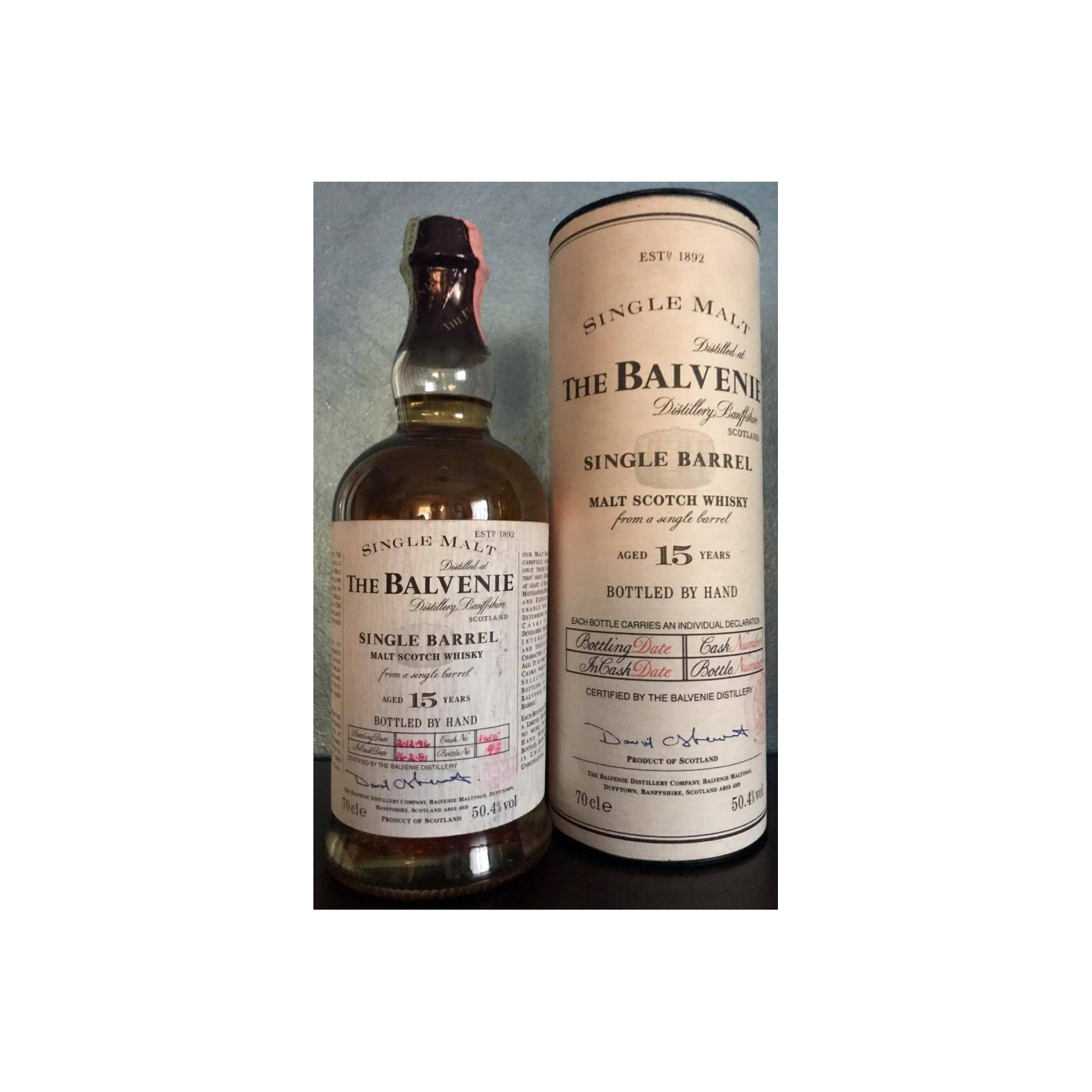 The Balvenie Single Cask 1981 15 Years Single Malt Whisky 2