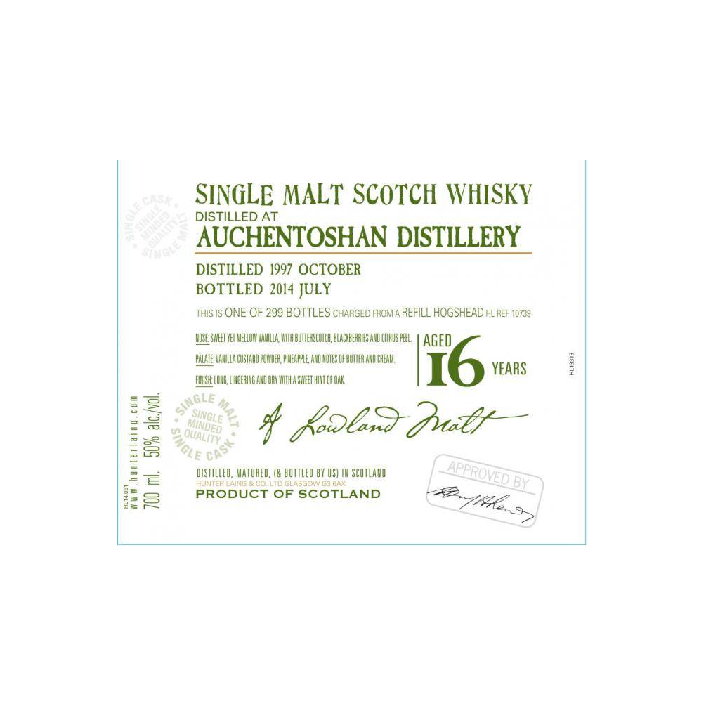 Auchentoshan Old Malt Cask 1997 16 Years Single Malt Whisky