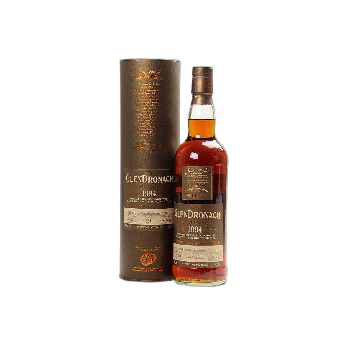 GlenDronach Single Cask 1994 19 Years Single Malt Whisky 3