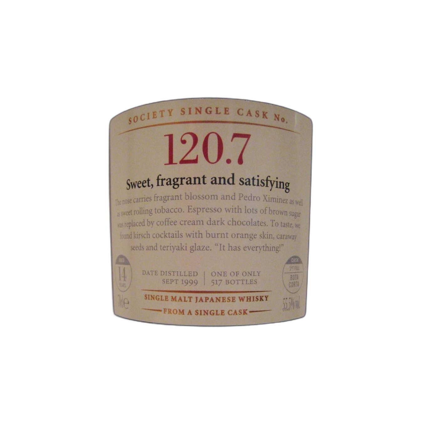 The Scotch Malt Whisky Society 1999 14 Years Single Malt Whisky 2
