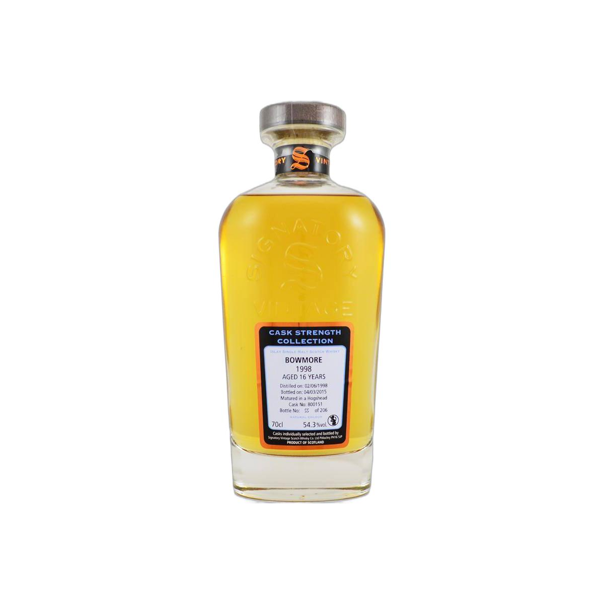 Bowmore Cask Strength Collection 1998 16 Years Single Malt Whisky