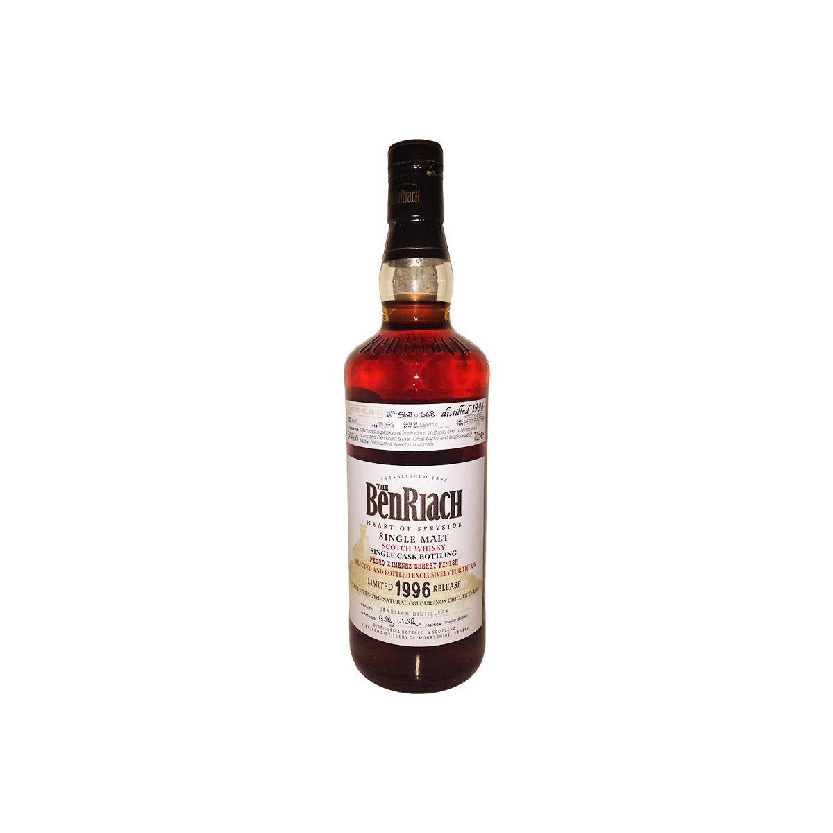 BenRiach Individual Cask Bottling 1996 18 Years Single Malt Whisky