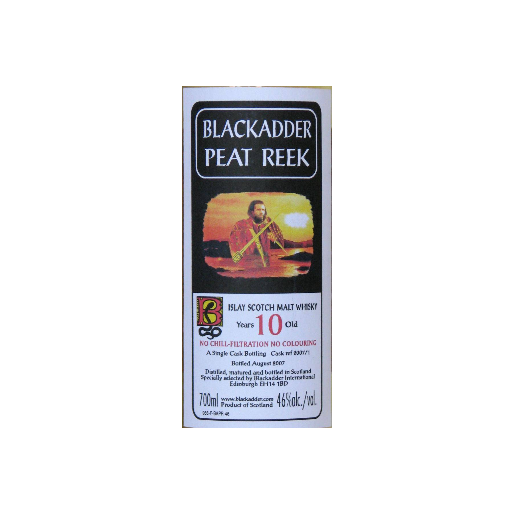 Blackadder 10 Years Single Malt Whisky