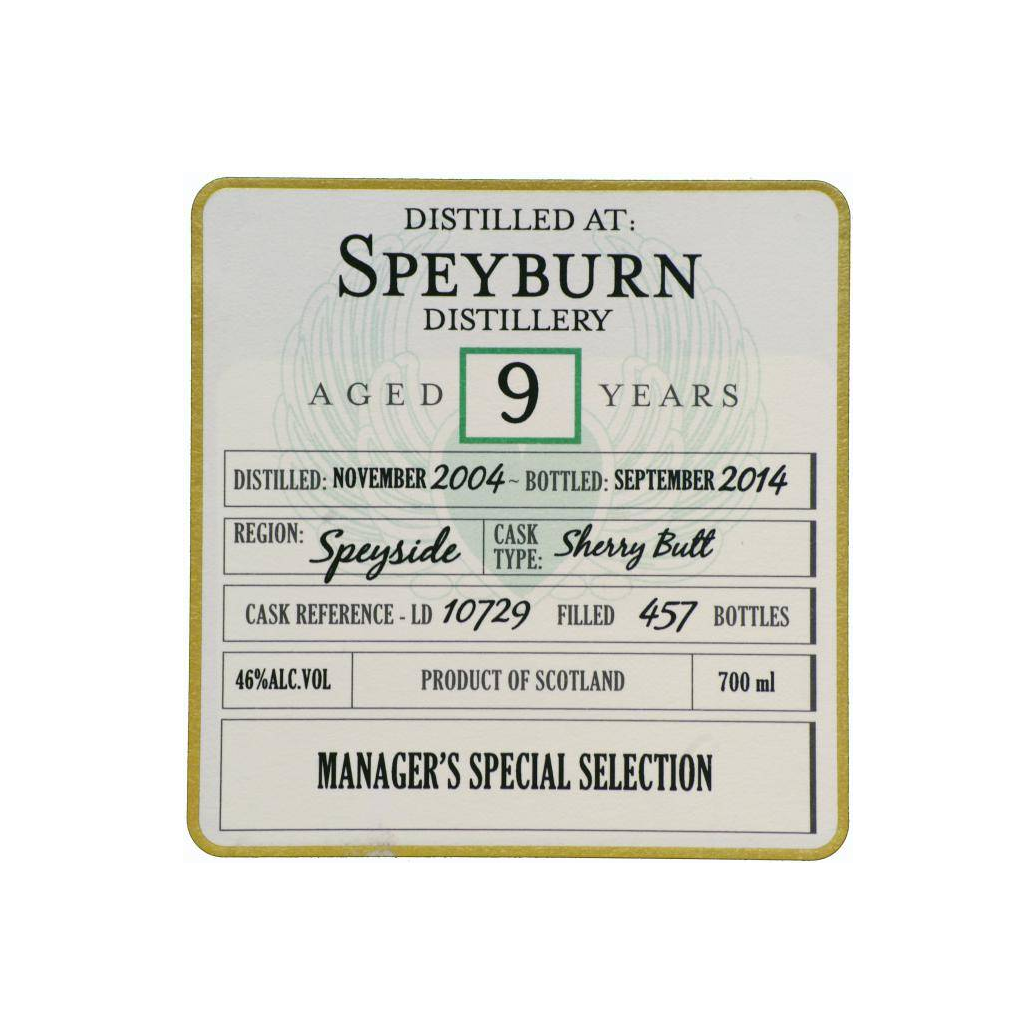 Spey 2004 9 Years Single Malt Whisky 2