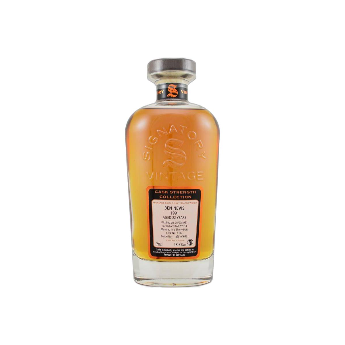 Ben Nevis Cask Strength Collection 1991 22 Years Single Malt Whisky