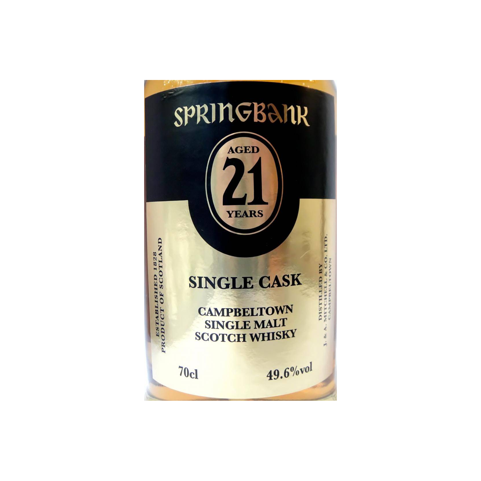Springbank Single Cask 21 Years Single Malt Whisky 2