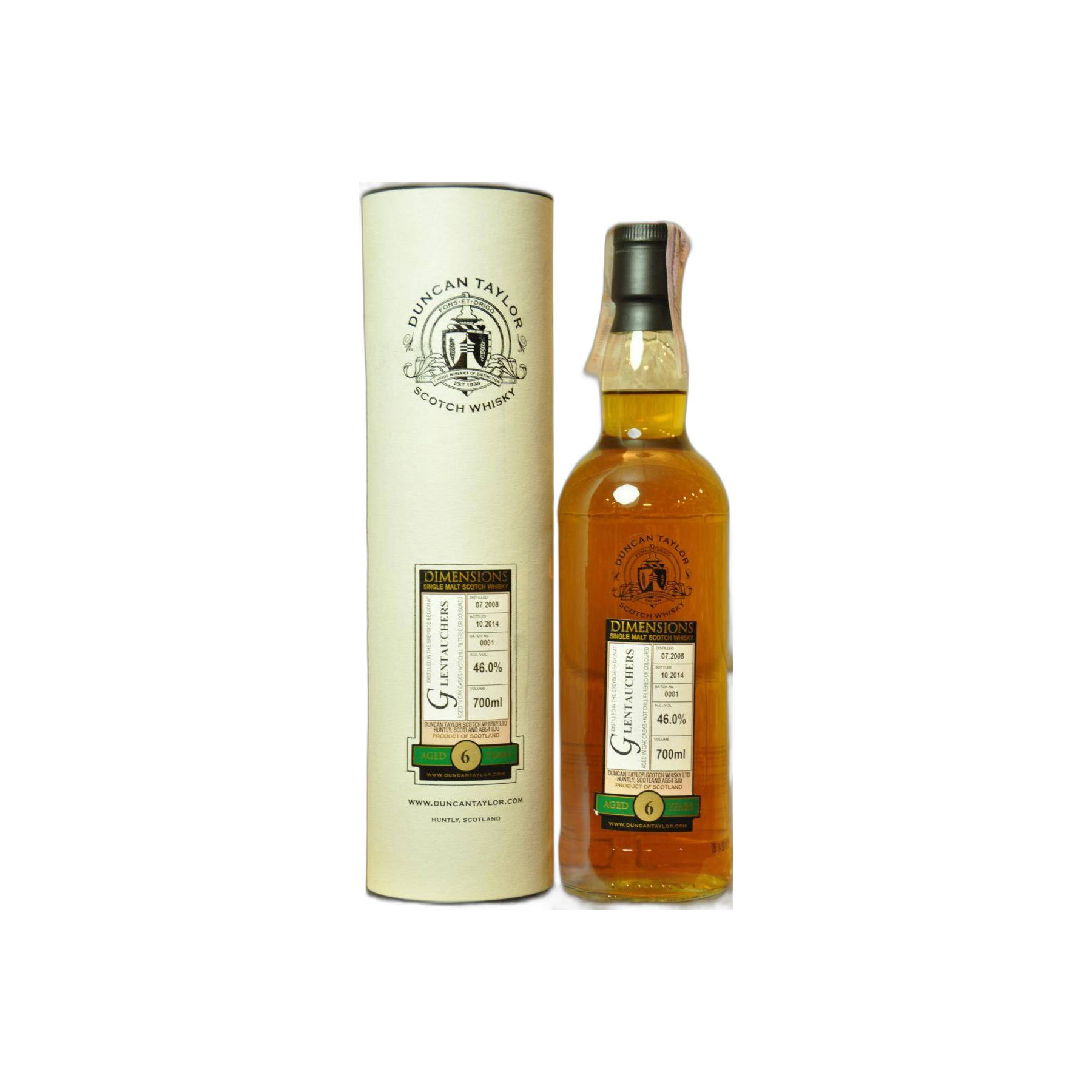 Glentauchers Dimensions 2008 6 Years Single Malt Whisky 3