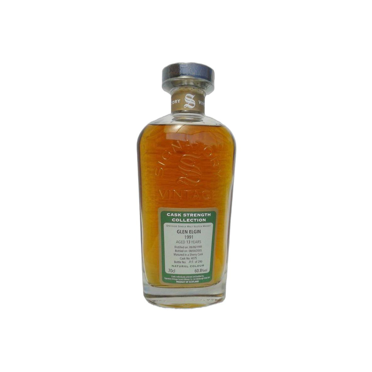 Glen Elgin Cask Strength Collection 1991 13 Years Single Malt Whisky