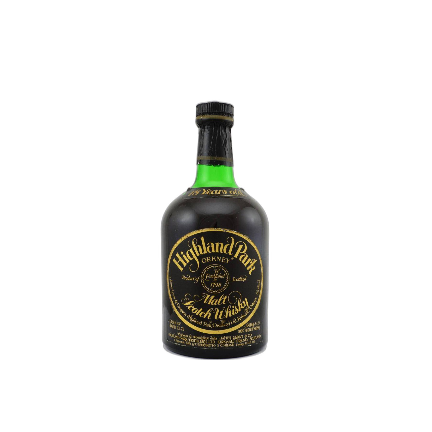 Highland Park 1960 18 Years Single Malt Whisky