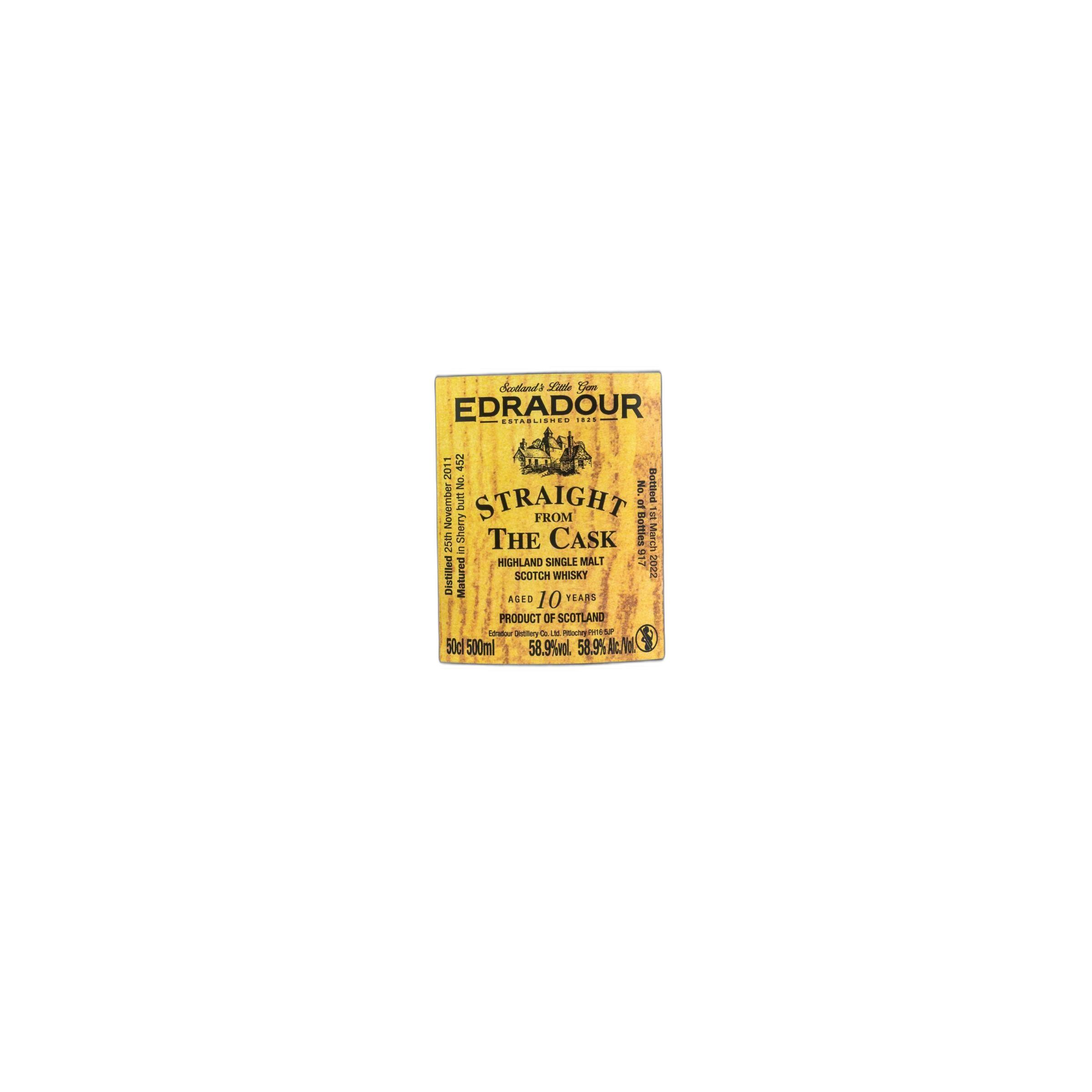 Edradour 2011 10 Years Single Malt Whisky 3