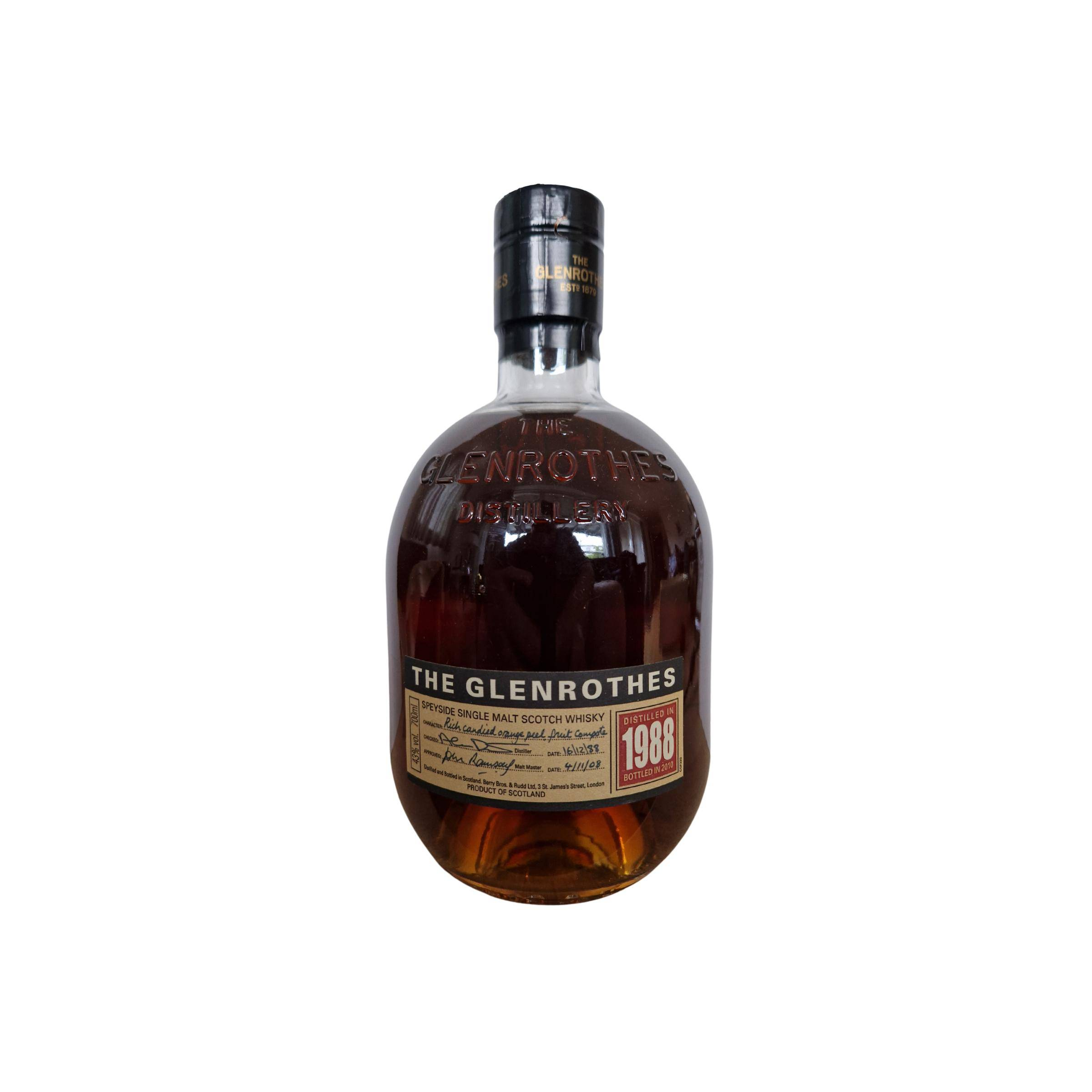 The Glenrothes 1988 21 Years Single Malt Whisky
