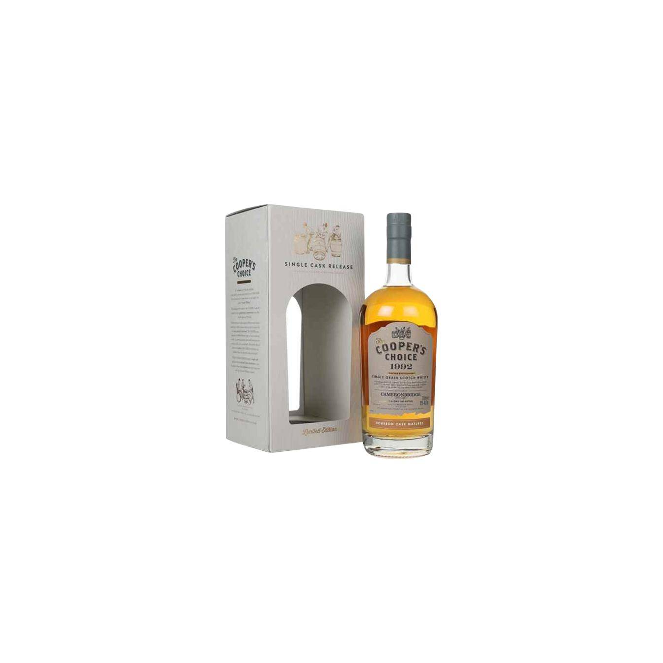 Cameronbridge The Cooper's Choice 1992 29 Years Single Grain Whisky