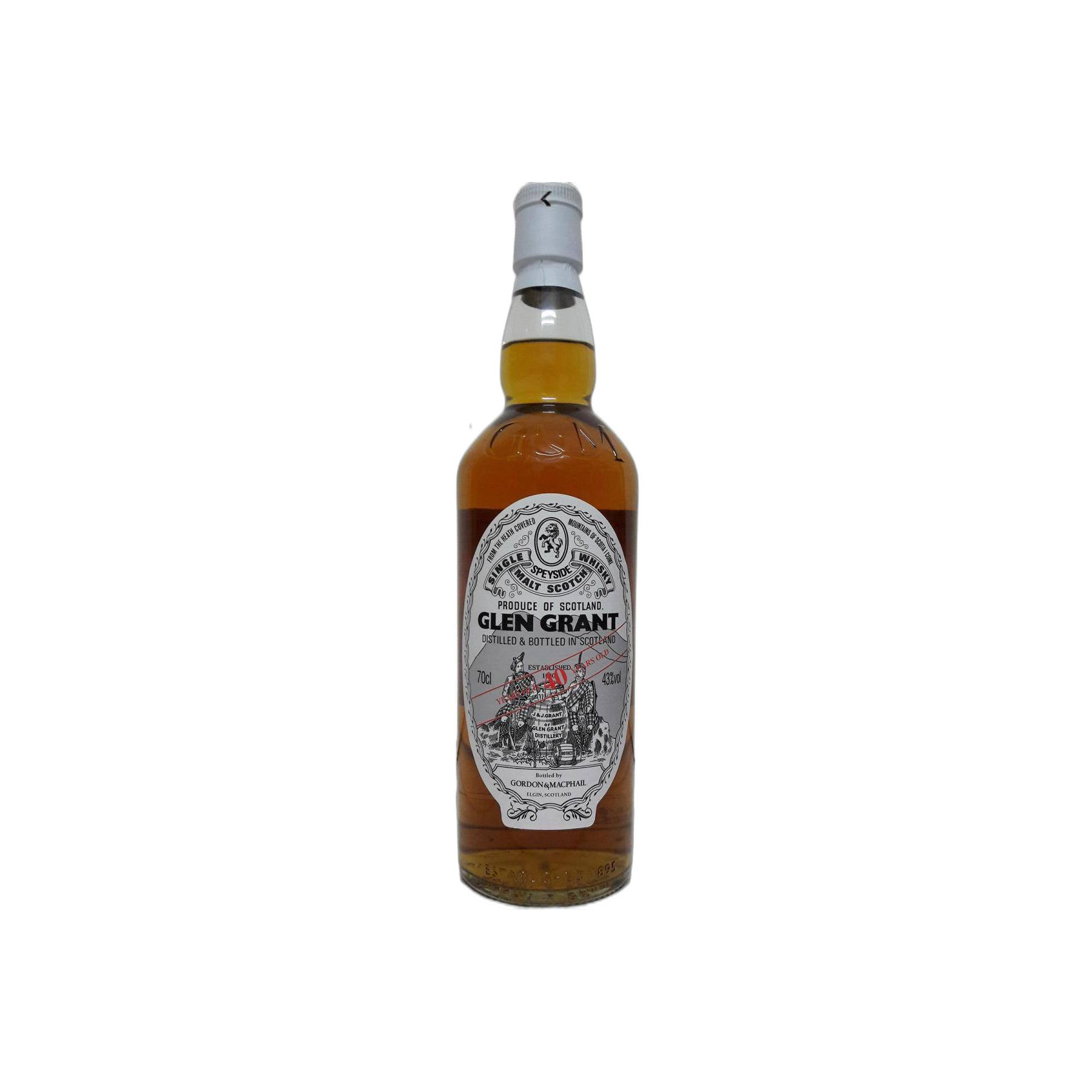 Glen Grant Licensed Bottling 40 Years Single Malt Whisky