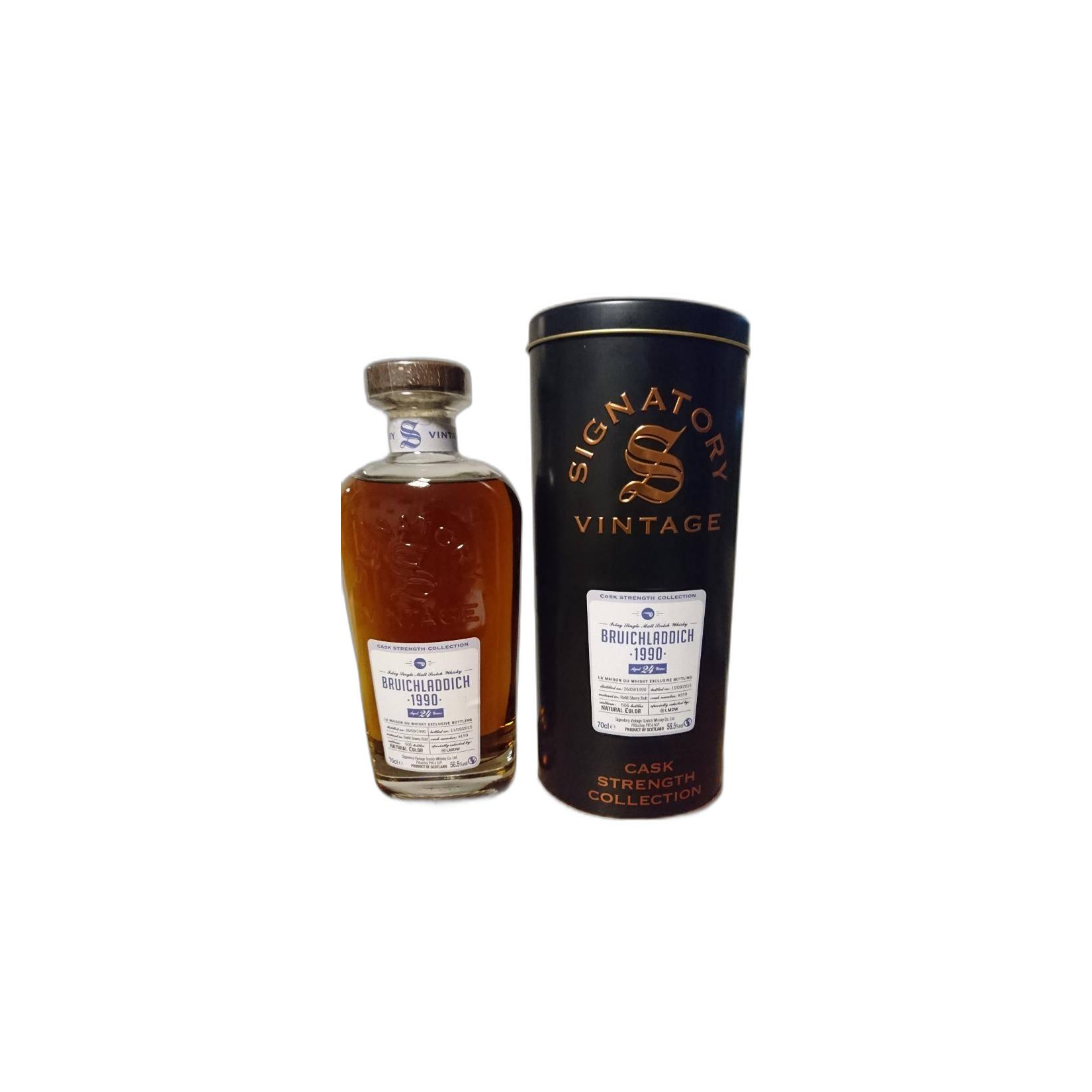 Bruichladdich Cask Strength Collection 1990 24 Years Single Malt Whisky 2